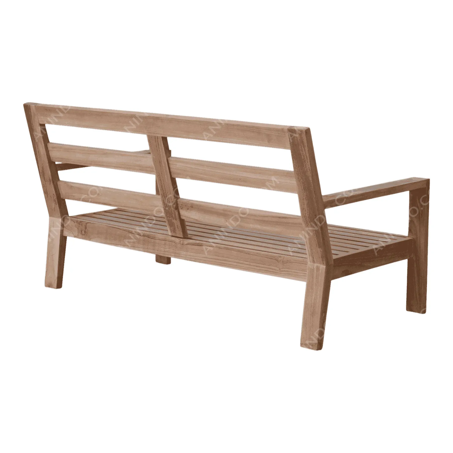 Classic Teak Garden Bench - Image 4