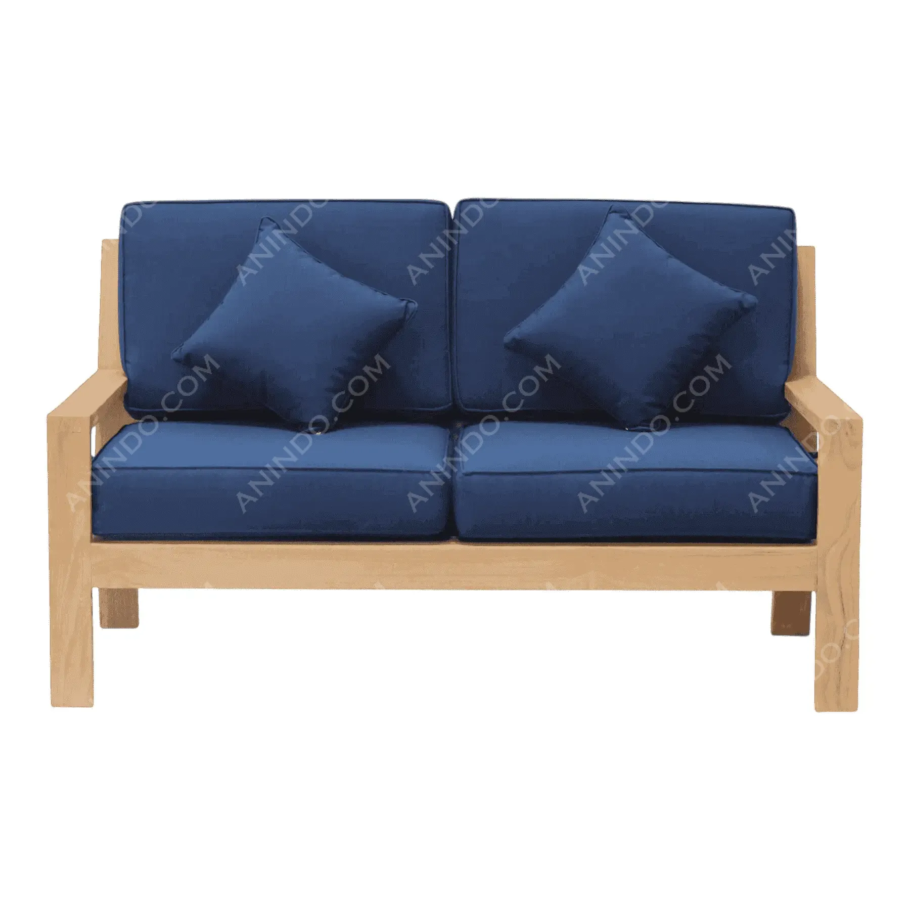 Oslo Teak Loveseat - Image 2