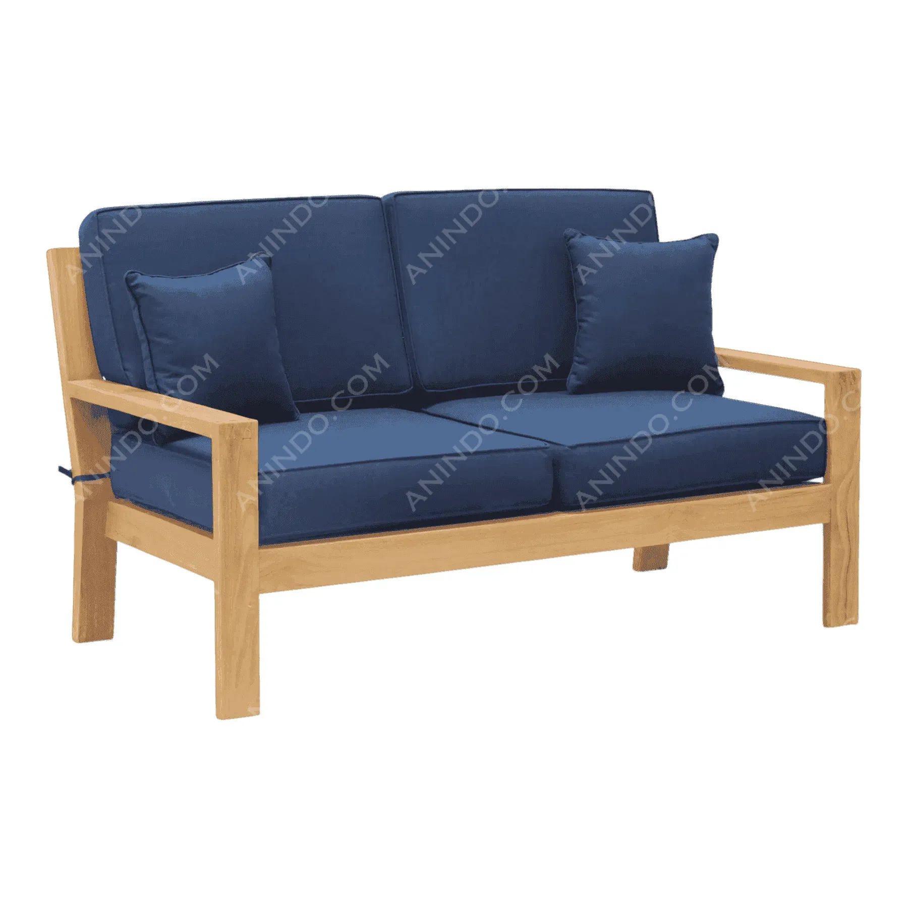 Oslo Teak Loveseat - Image 3