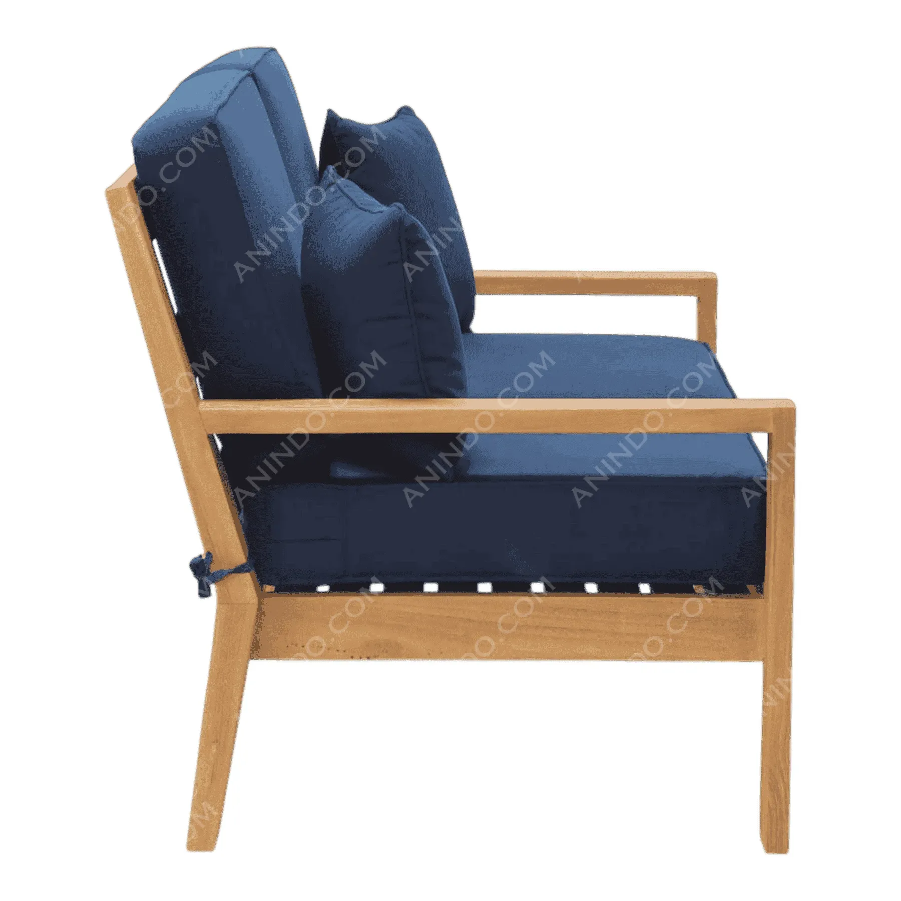 Oslo Teak Loveseat - Image 4