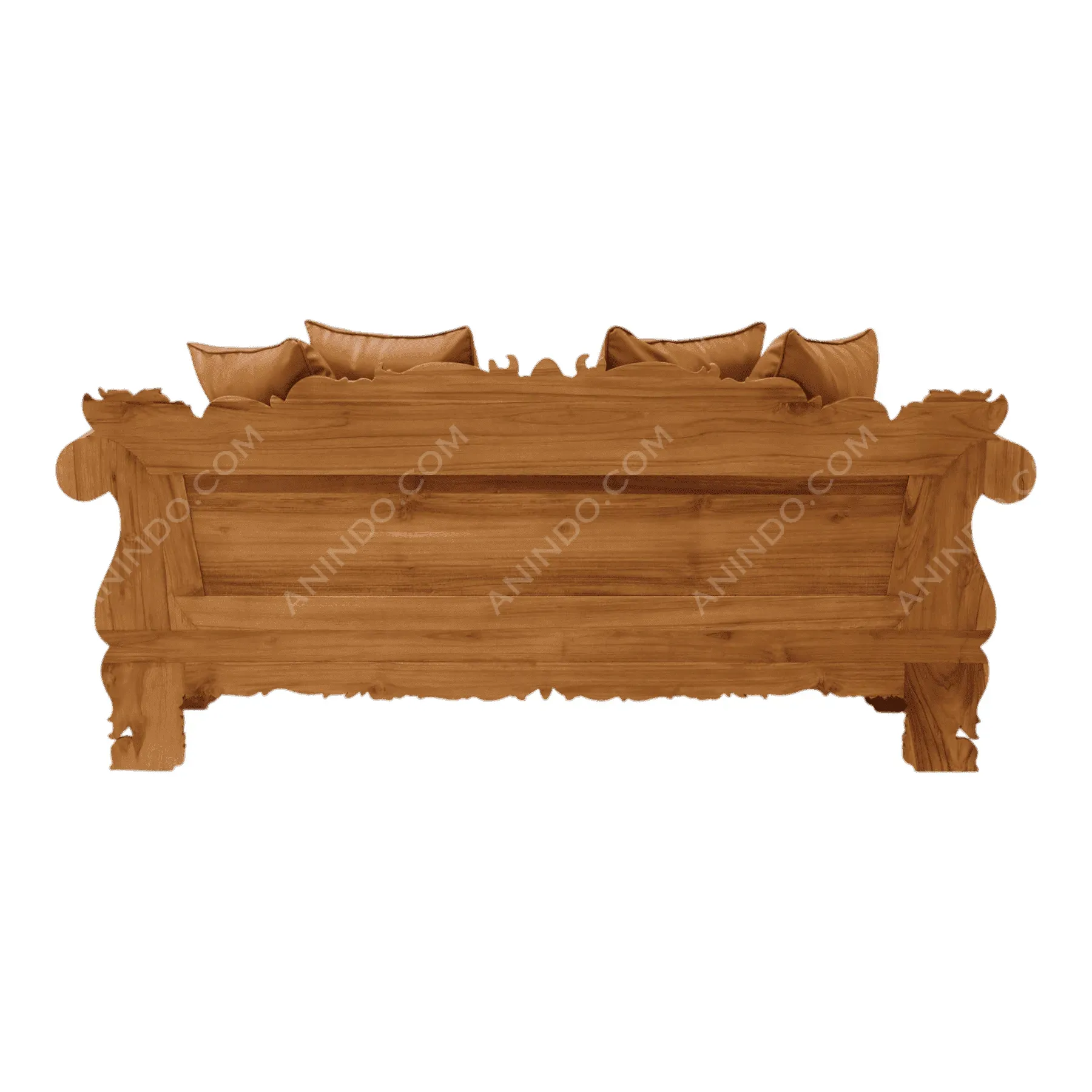 The Jepara Royal Carved Bench - Image 3