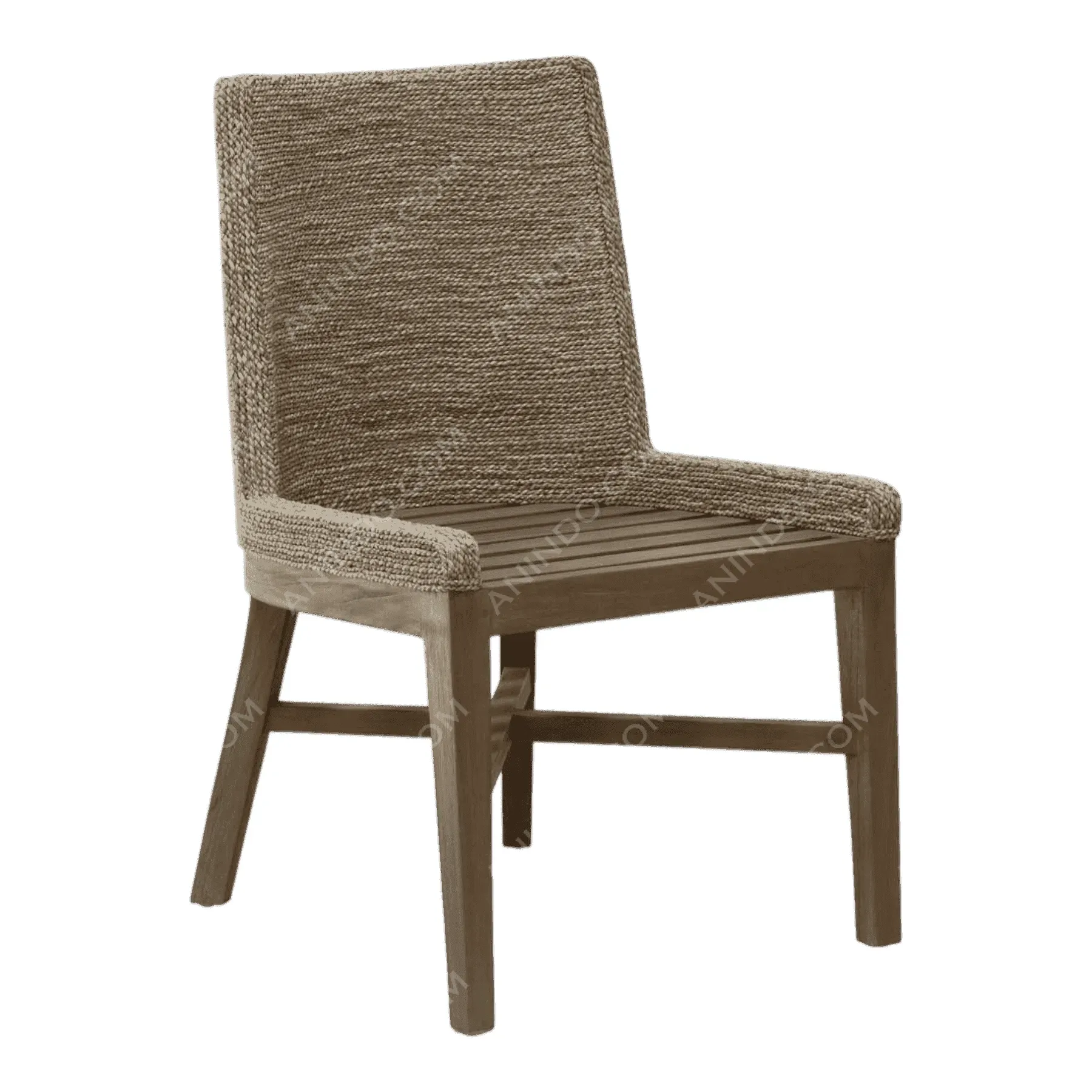 Haven Woven-Back Dining Chair - Image 2