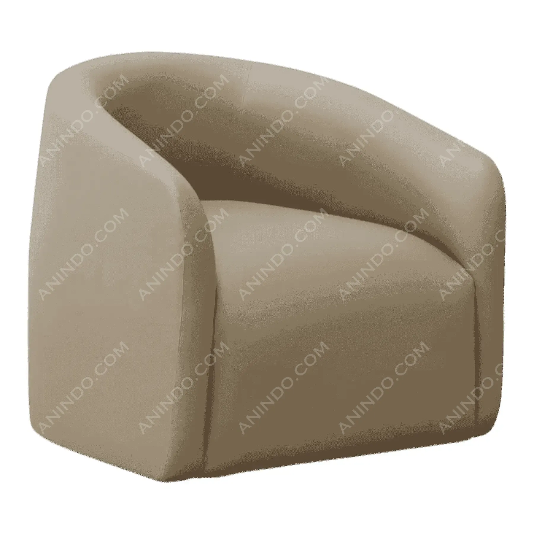 Coco Barrel Swivel Chair - Image 2