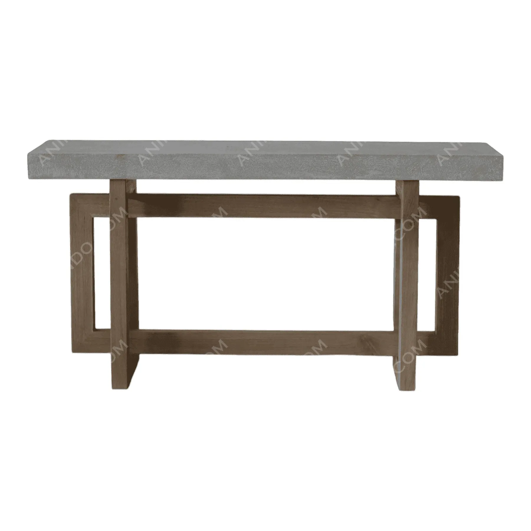 Trestle Concrete-Top Console