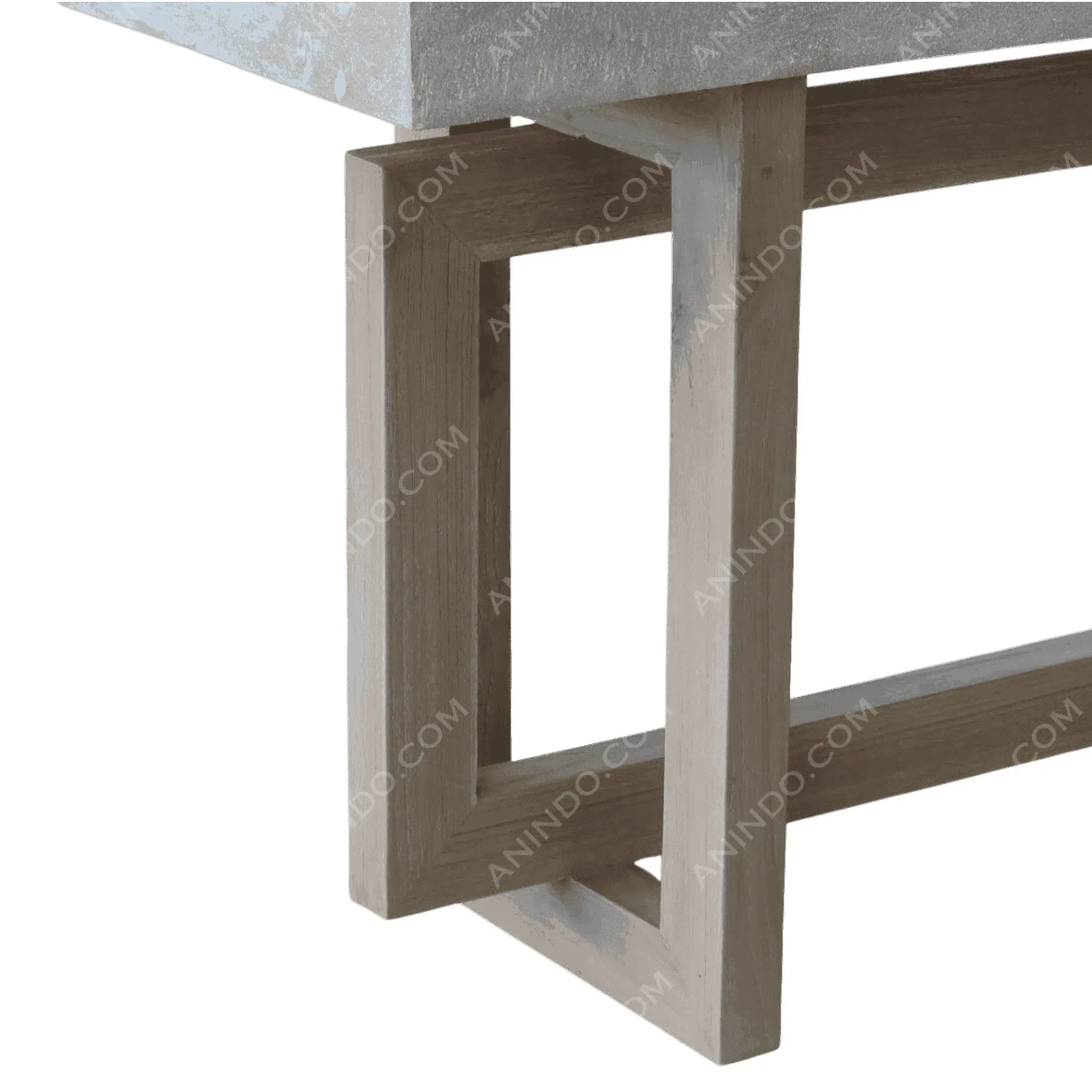 Trestle Concrete-Top Console - Image 3