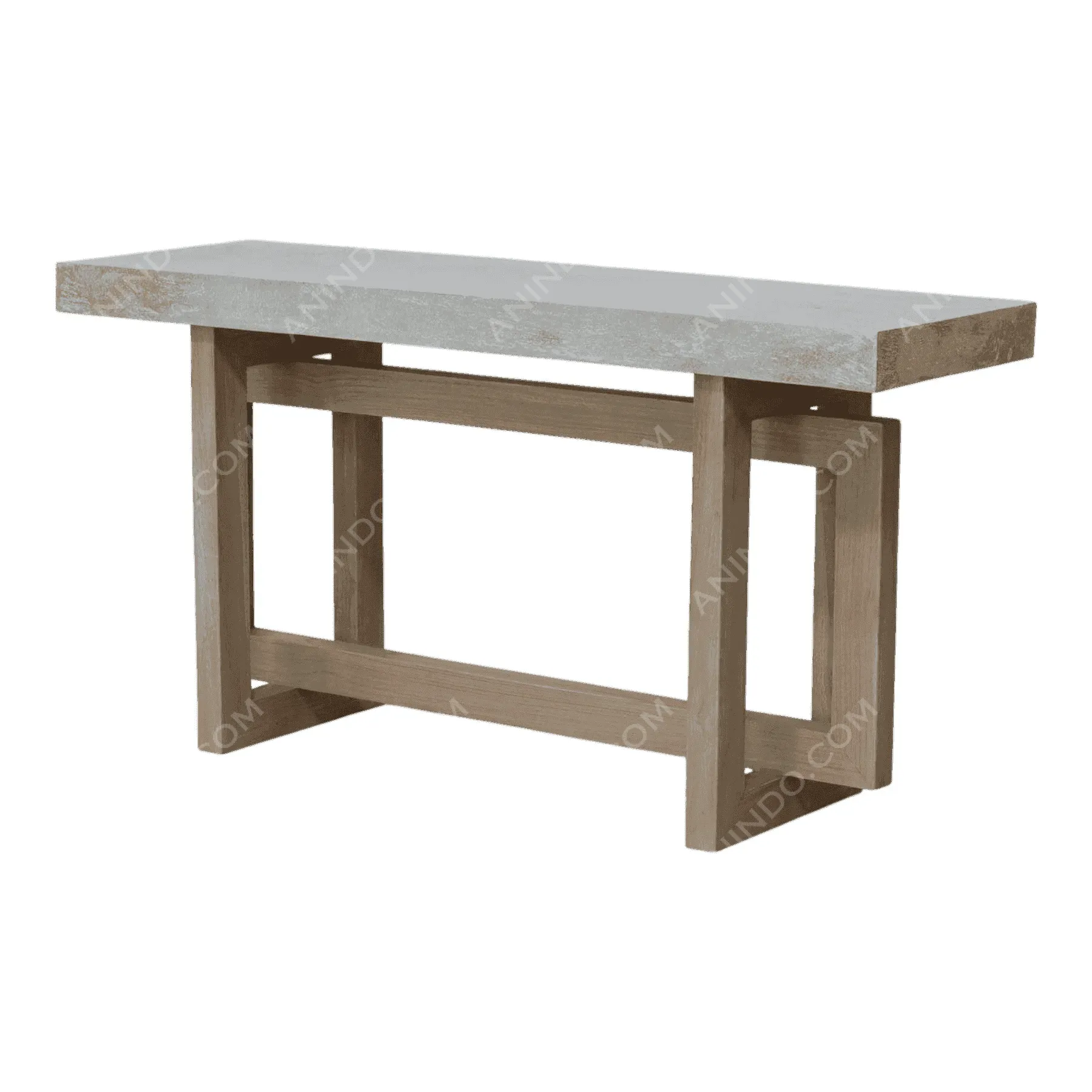 Trestle Concrete-Top Console - Image 6