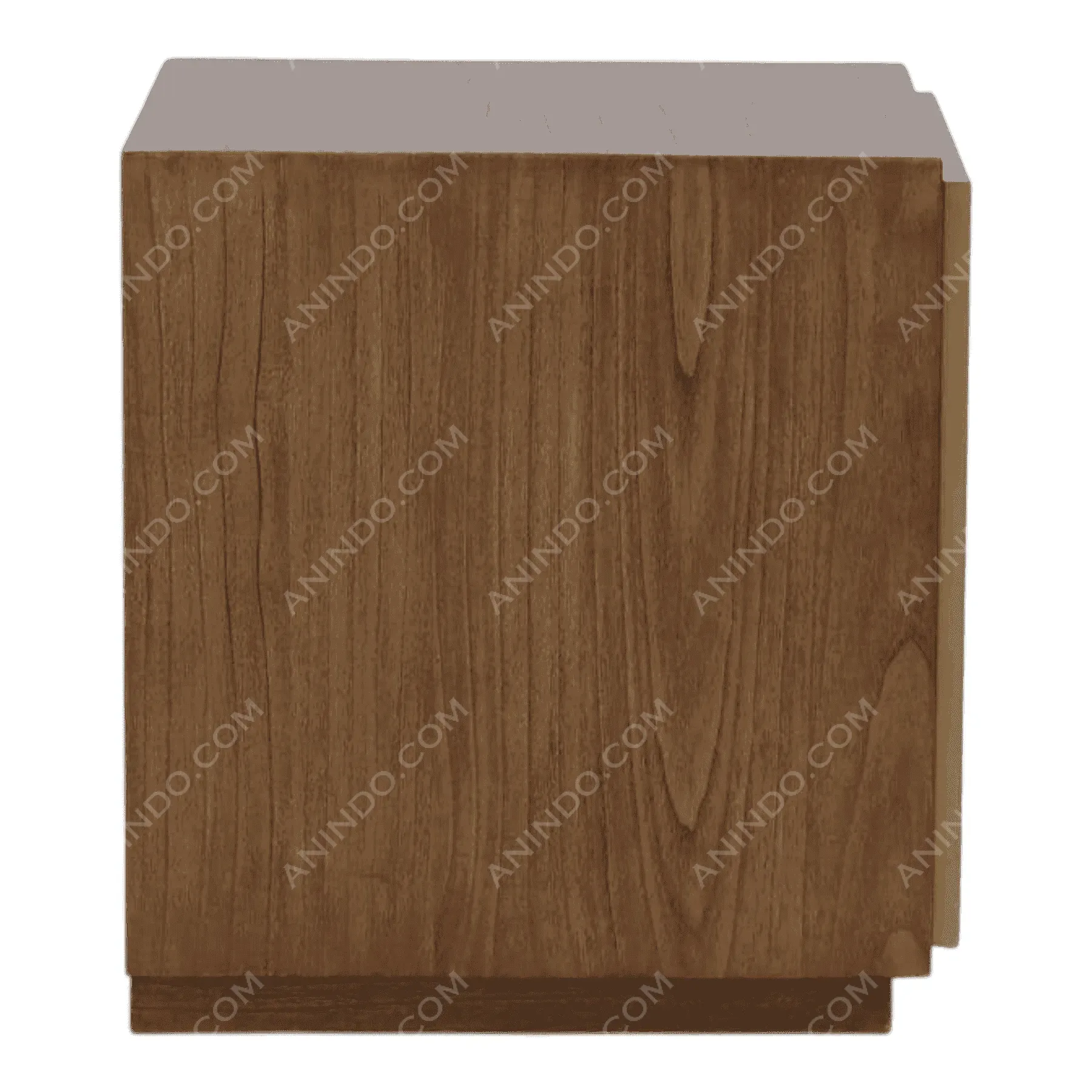 Deco-Modern Gold Trim Nightstand - Image 5