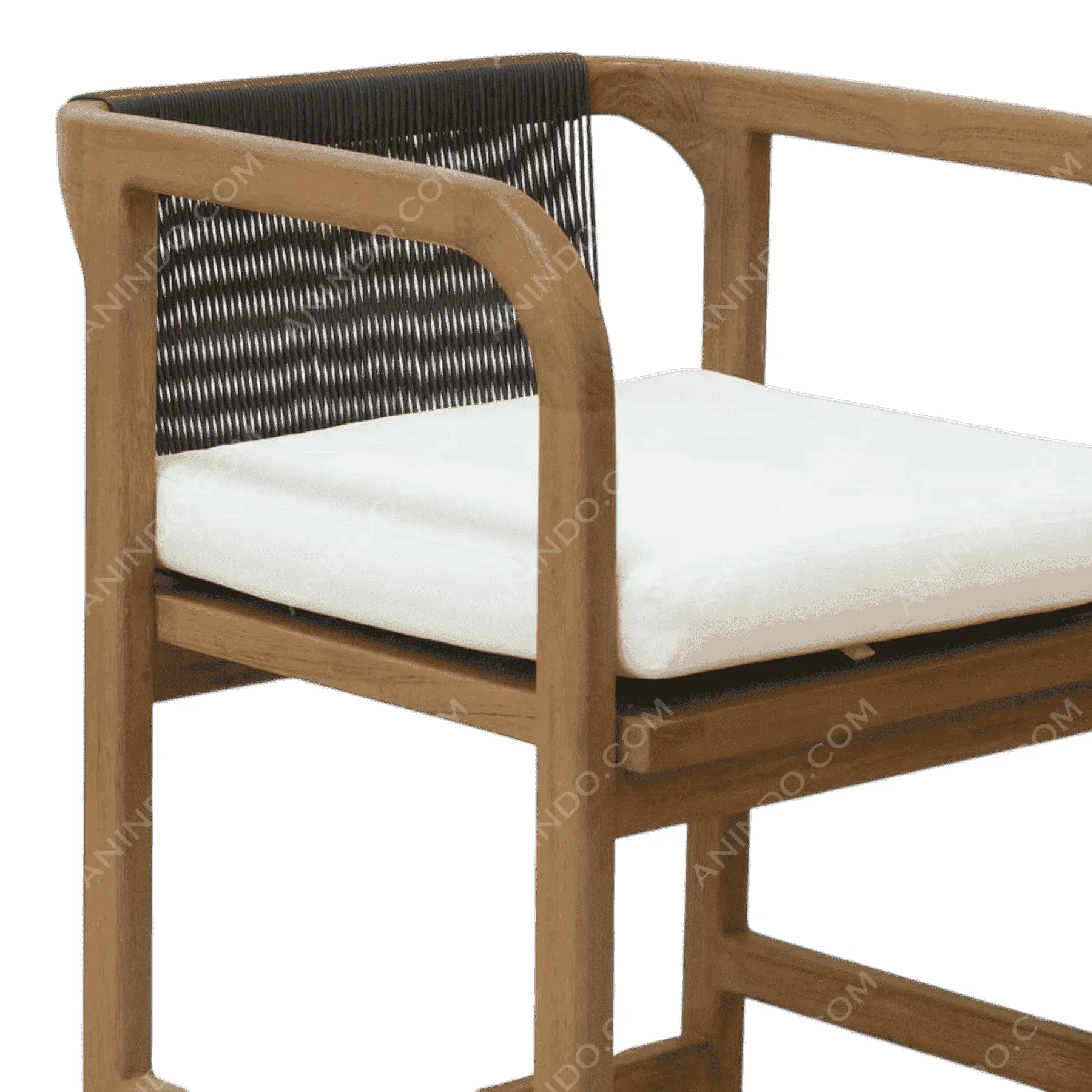 Riviera Woven-Back Bar Stool - Image 3