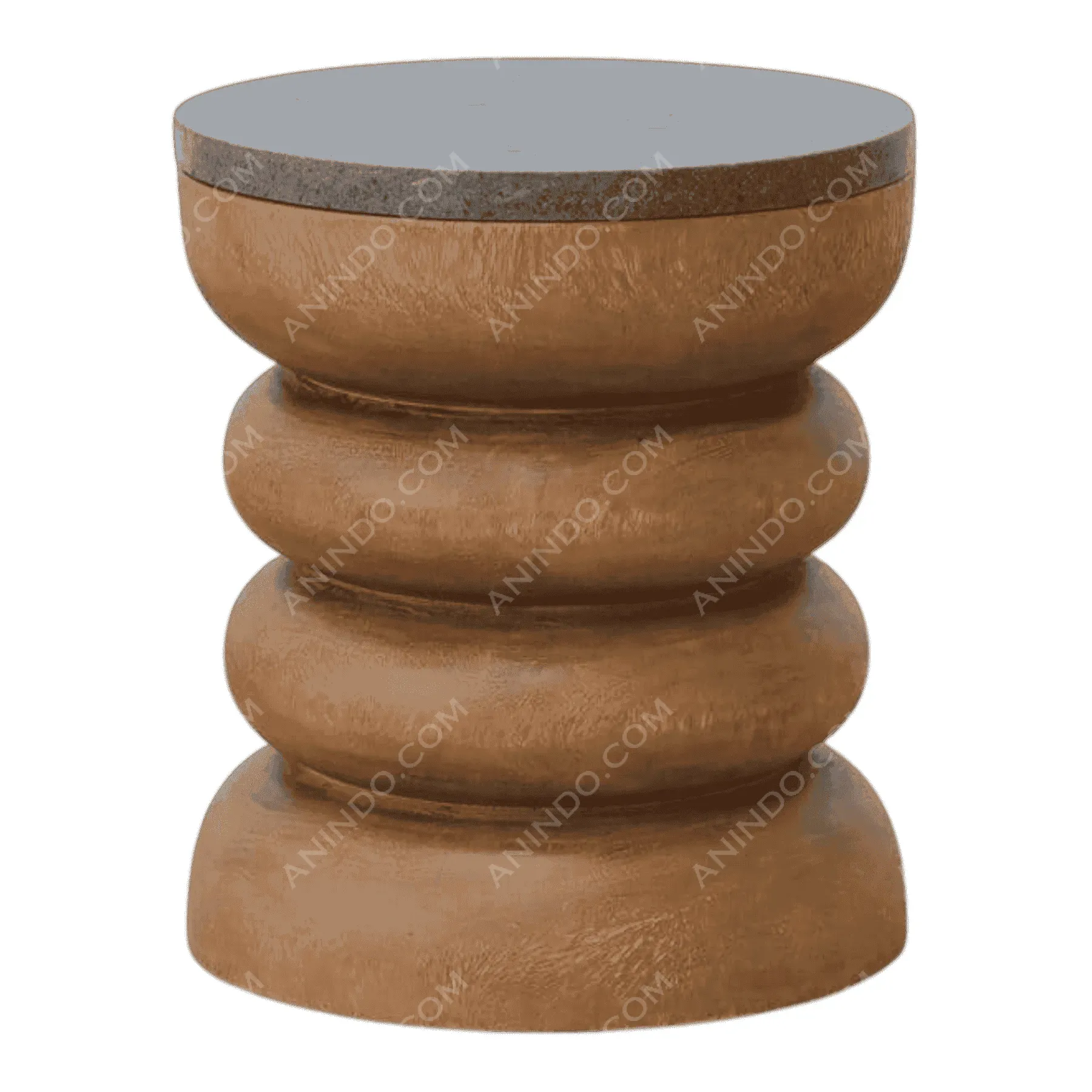 Totem Sculpted Side Table