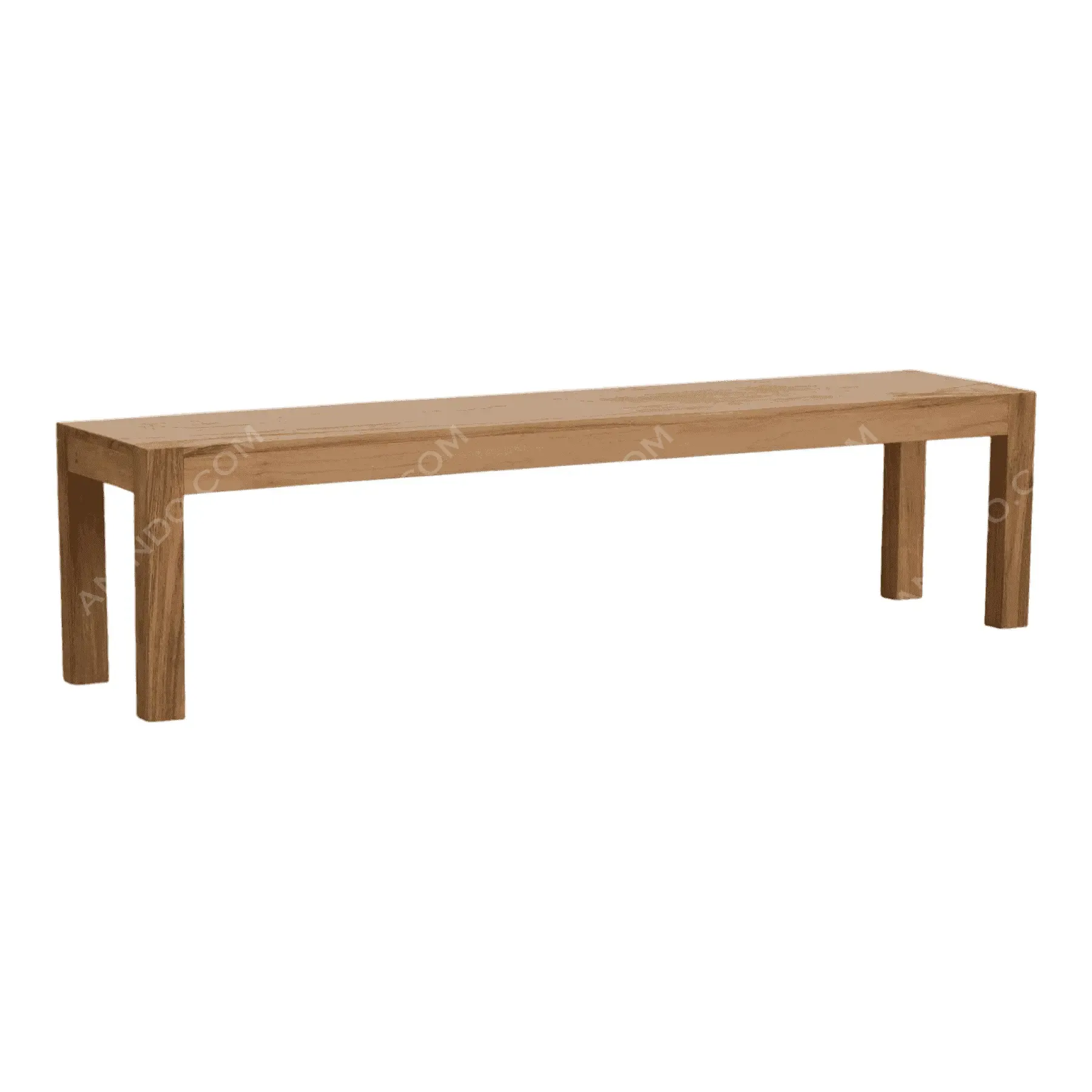 Parsons Teak Bench - Image 2