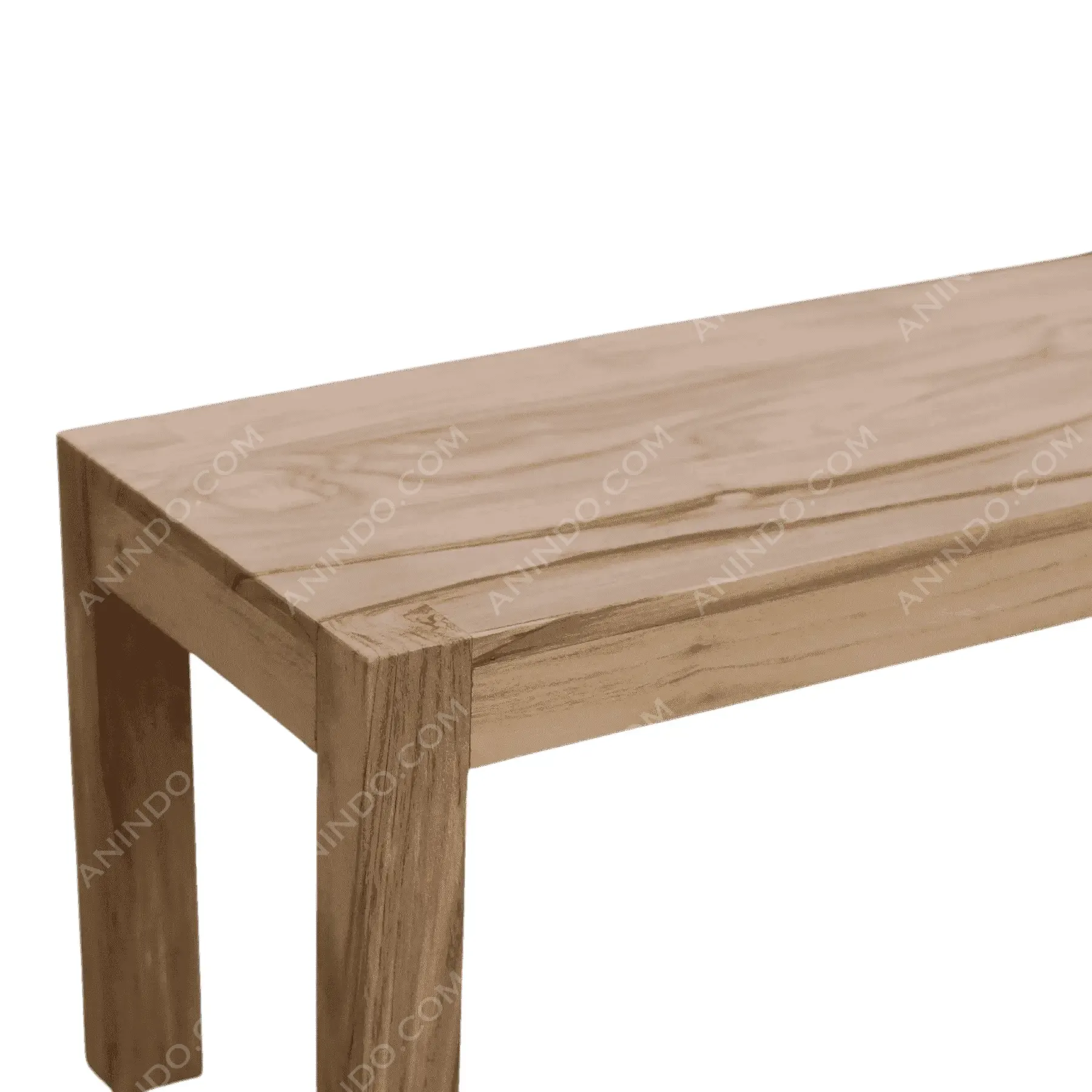 Parsons Teak Bench - Image 3