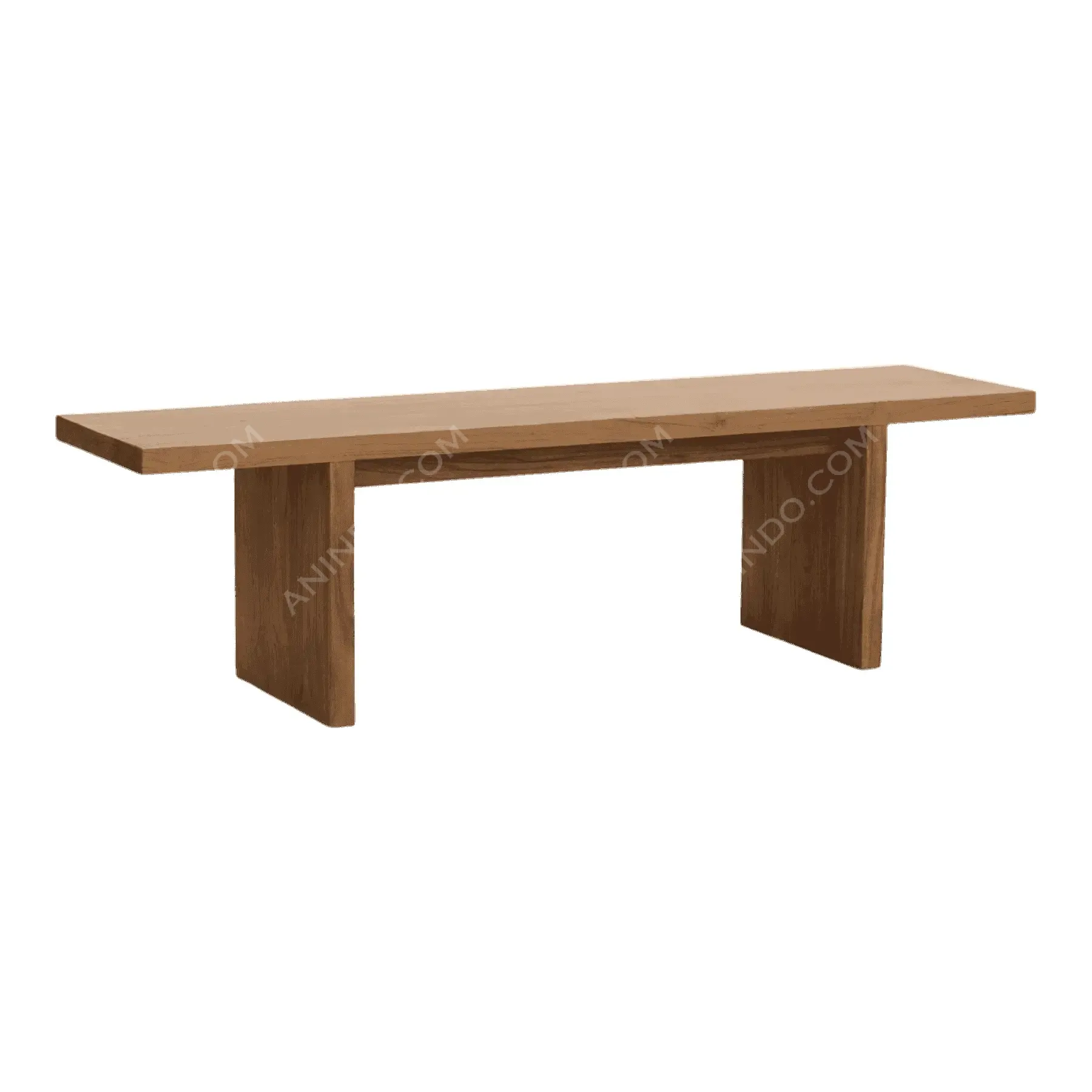 Parsons Teak Bench - Image 6