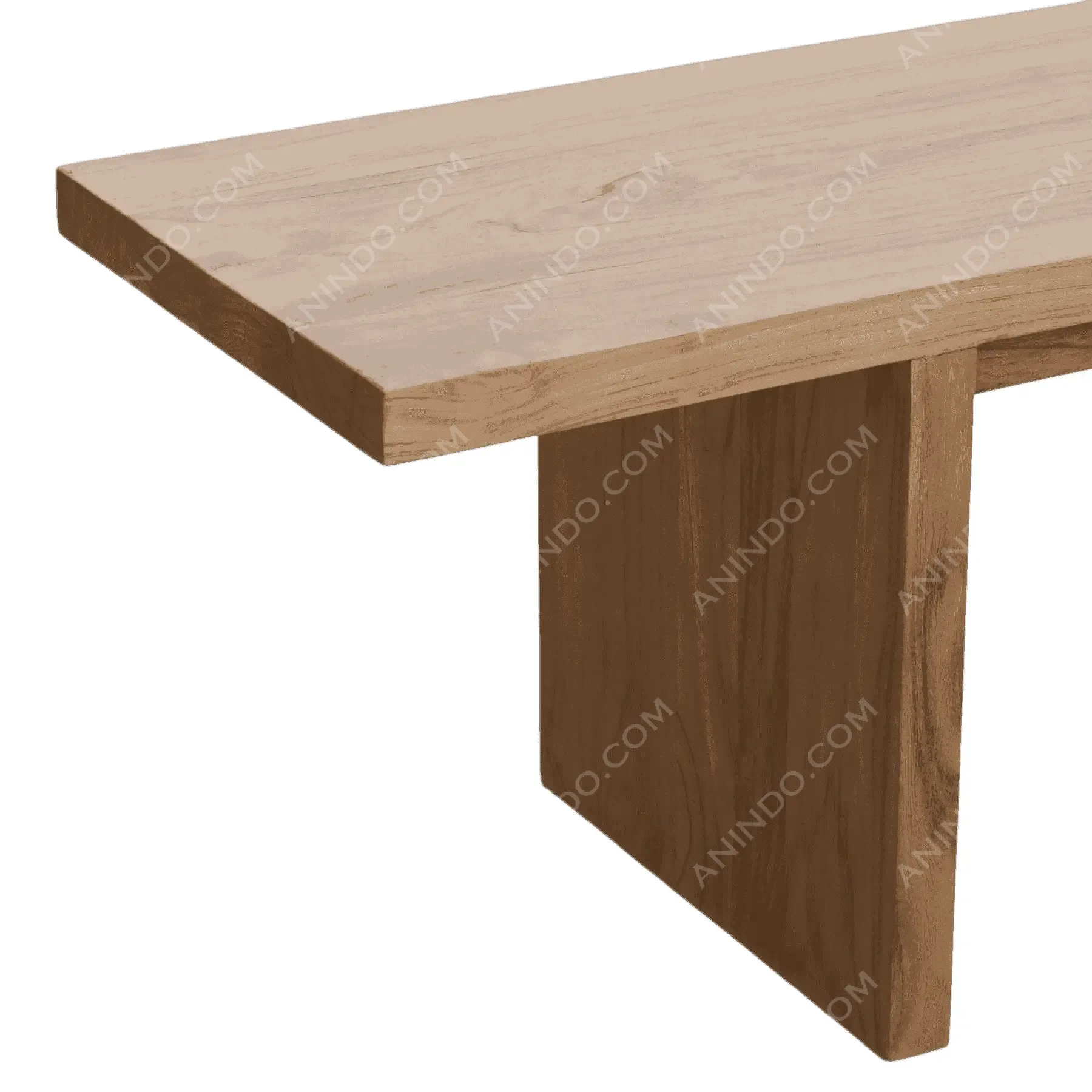 Parsons Teak Bench - Image 7