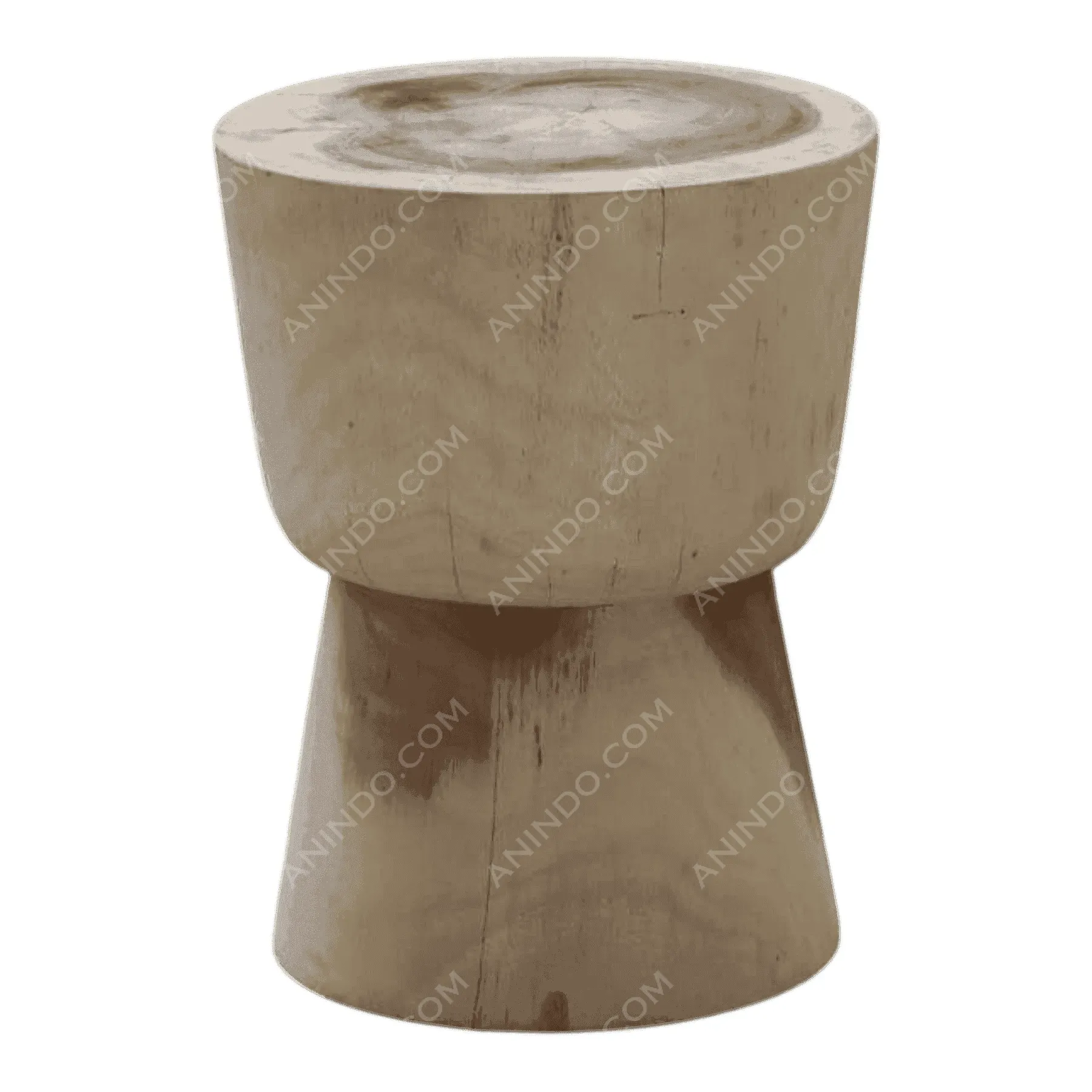 Djembe Solid Wood Stool - Image 2