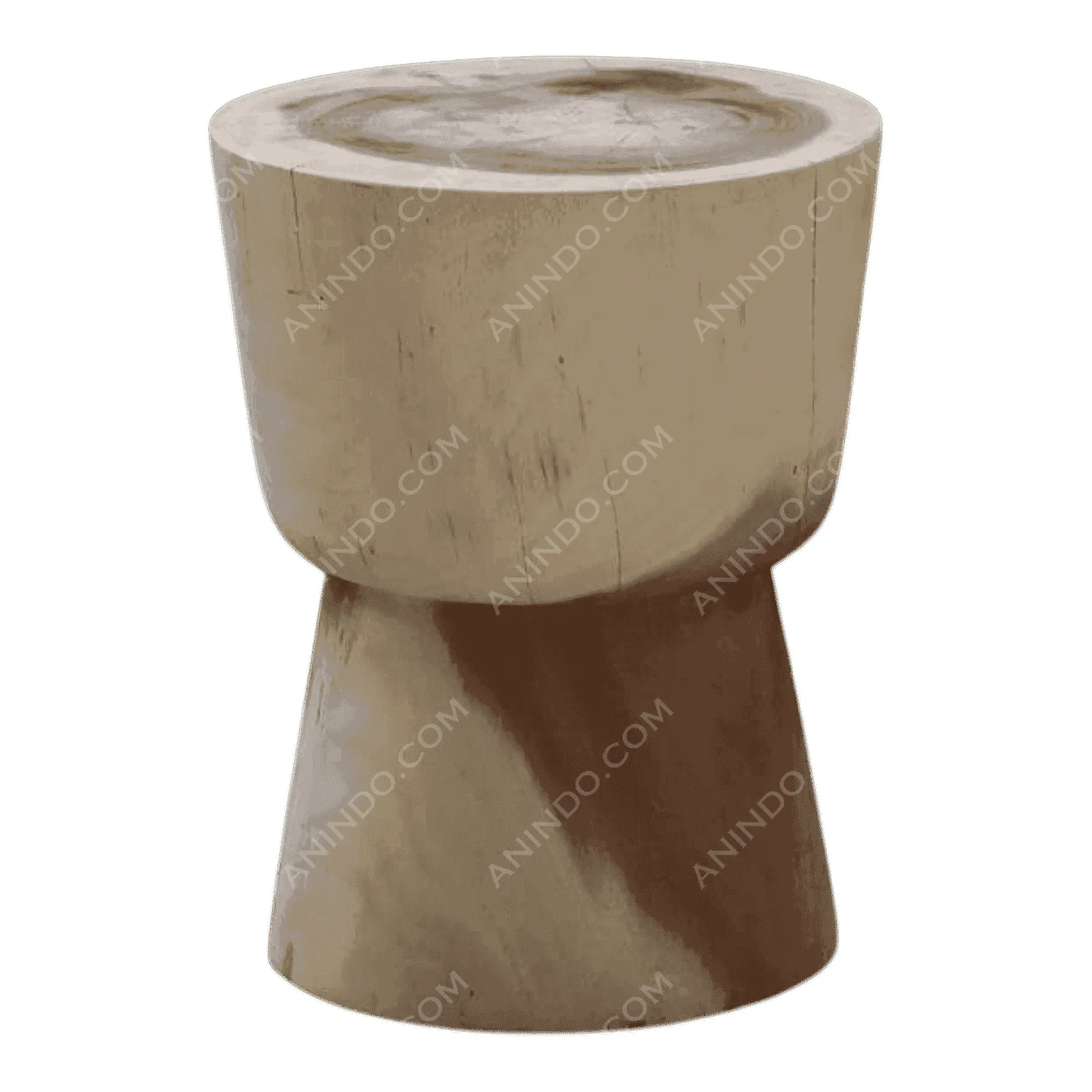Djembe Solid Wood Stool - Image 4