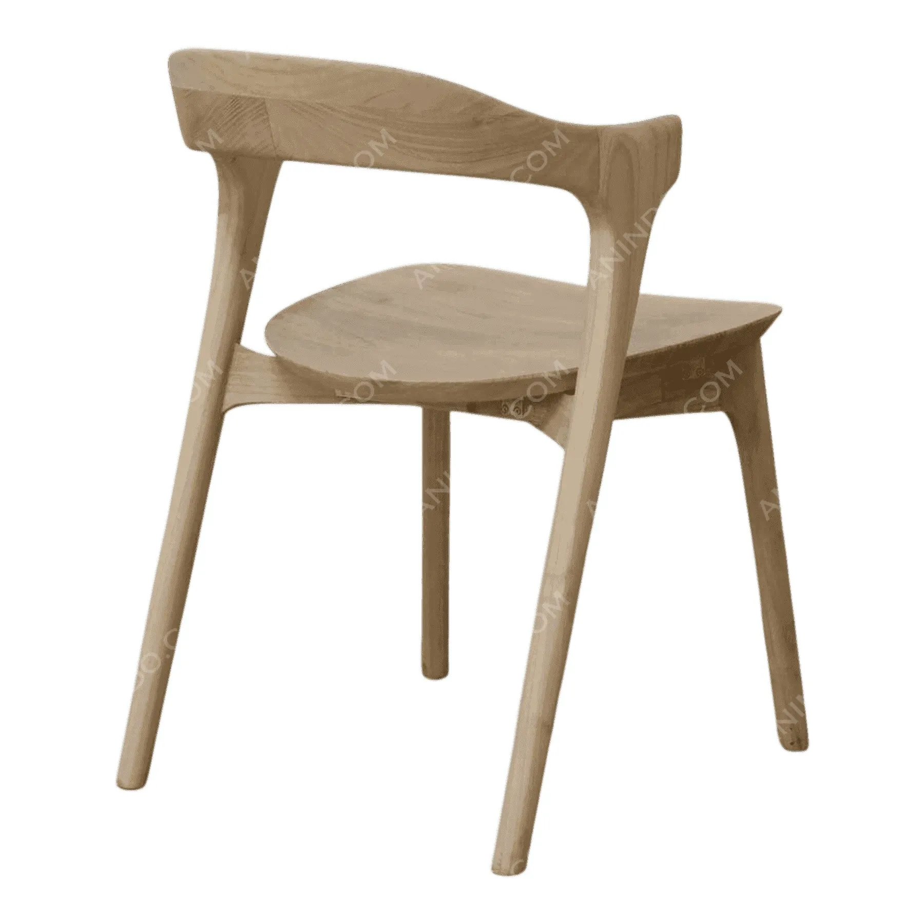 Scandinavian Curve Dining Chair - Image 5