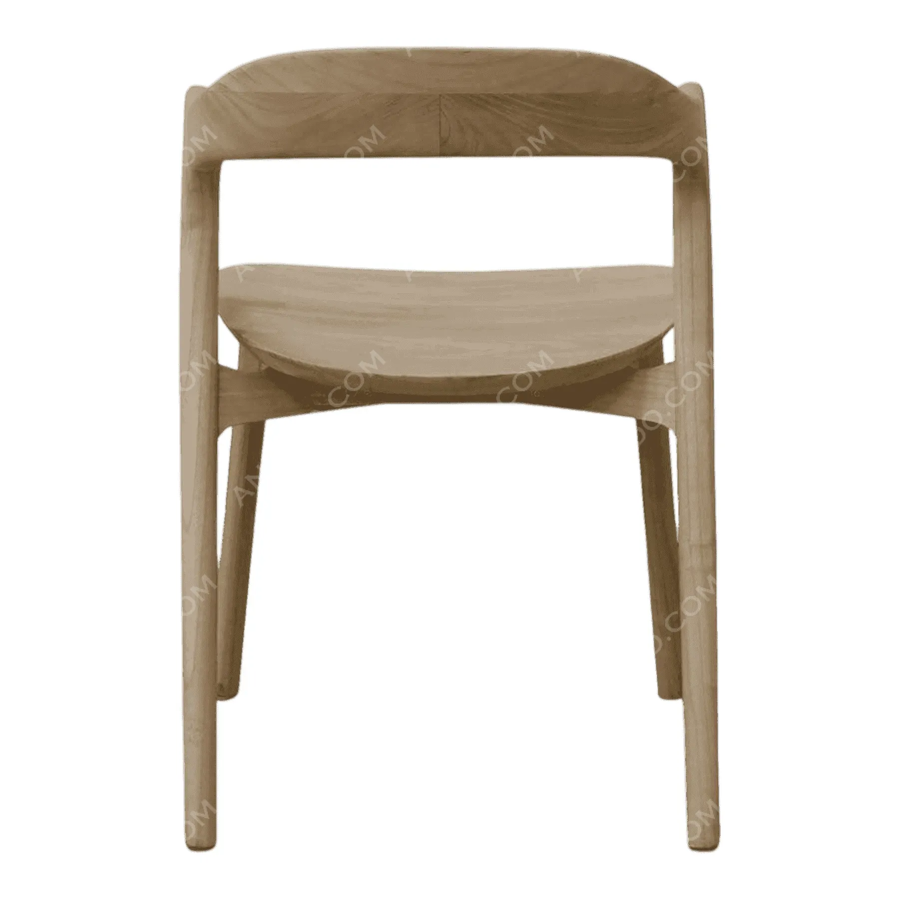 Scandinavian Curve Dining Chair - Image 6