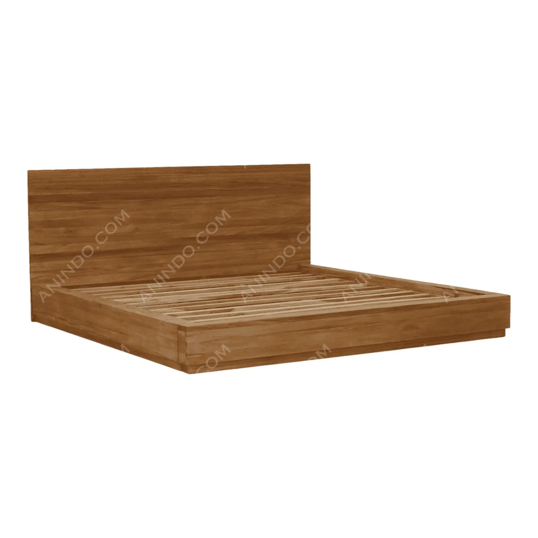 Zen Platform Teak Bed Frame - Image 3