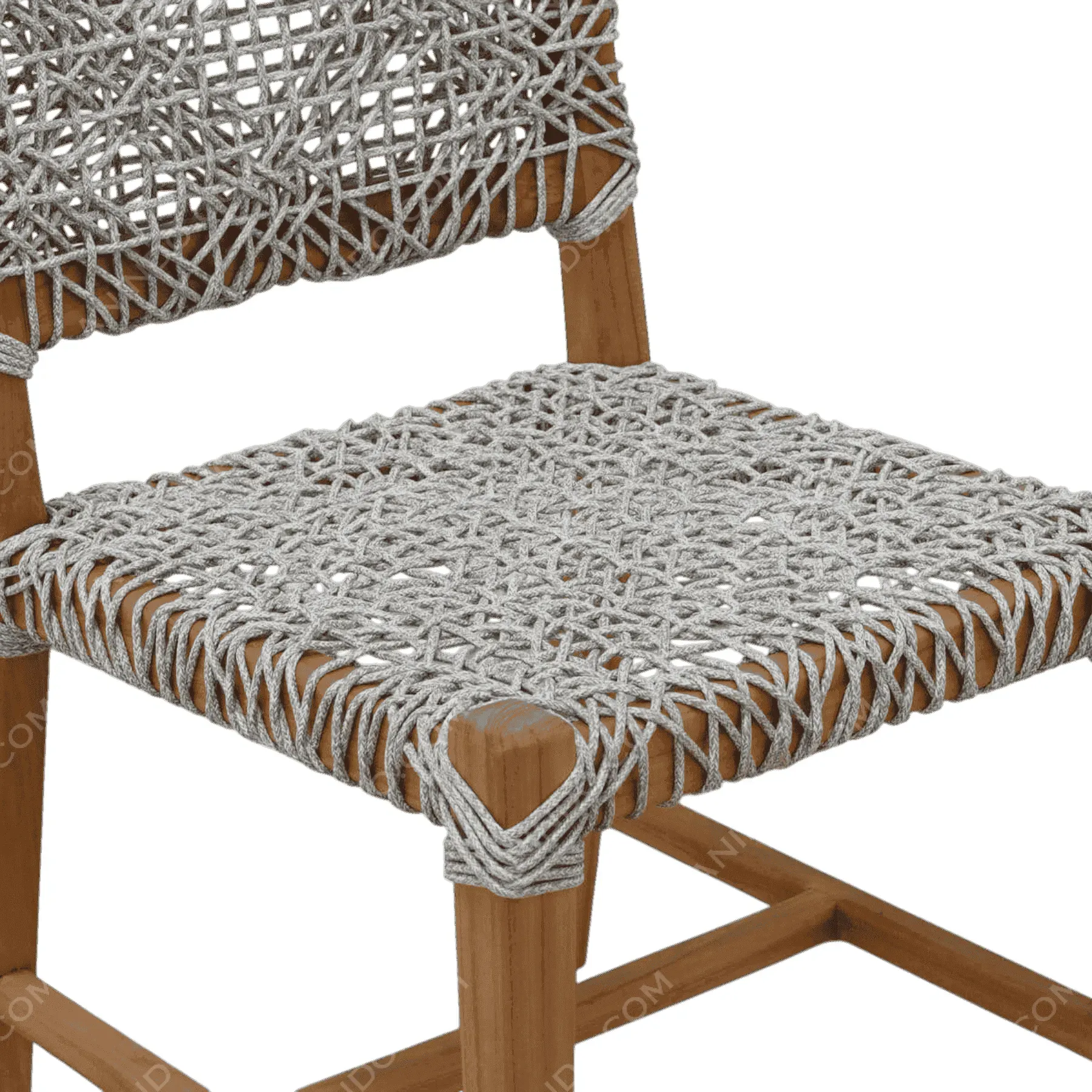 Rustic Lattice Chair - Image 4