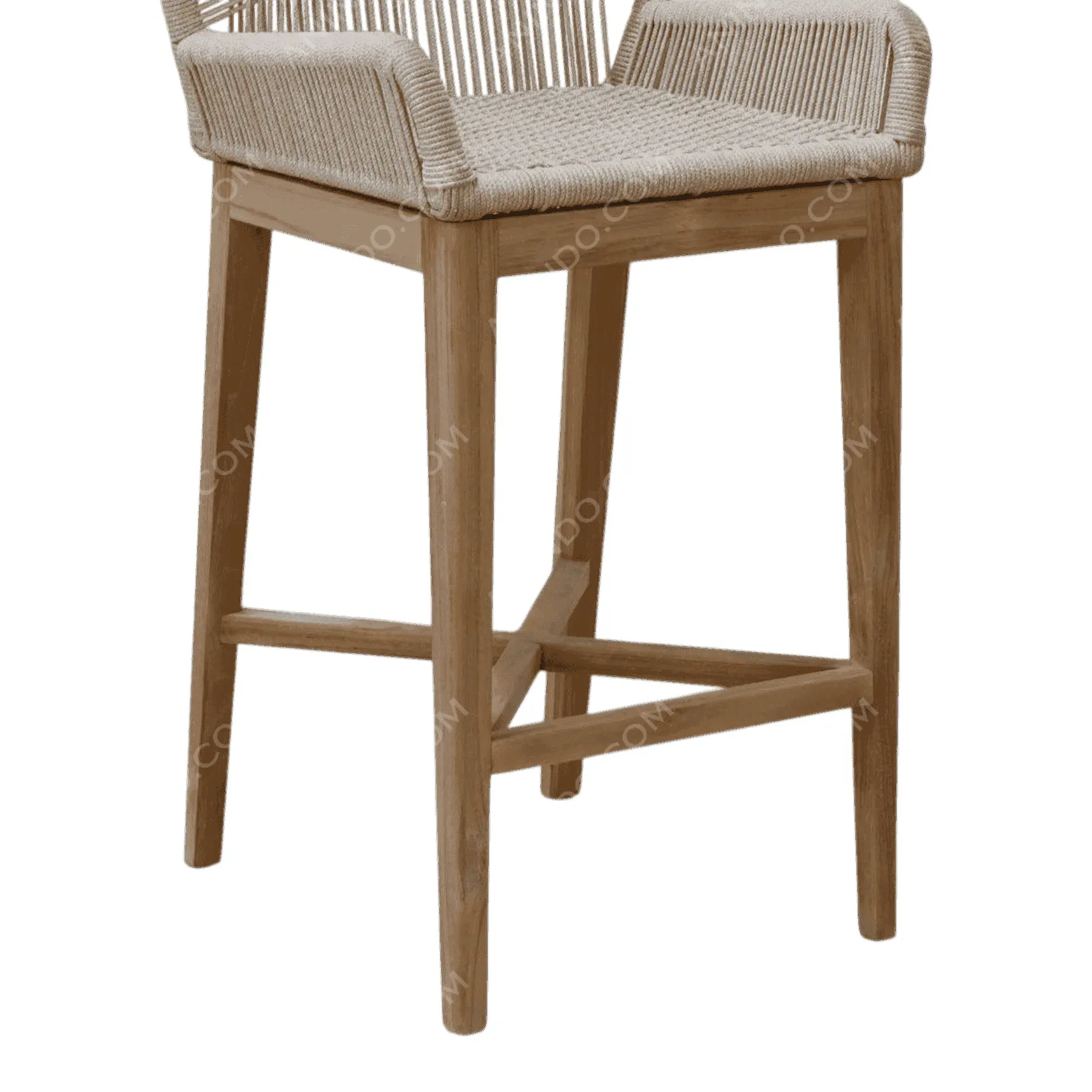 Marina Woven Bar Stool (Natural) - Image 4