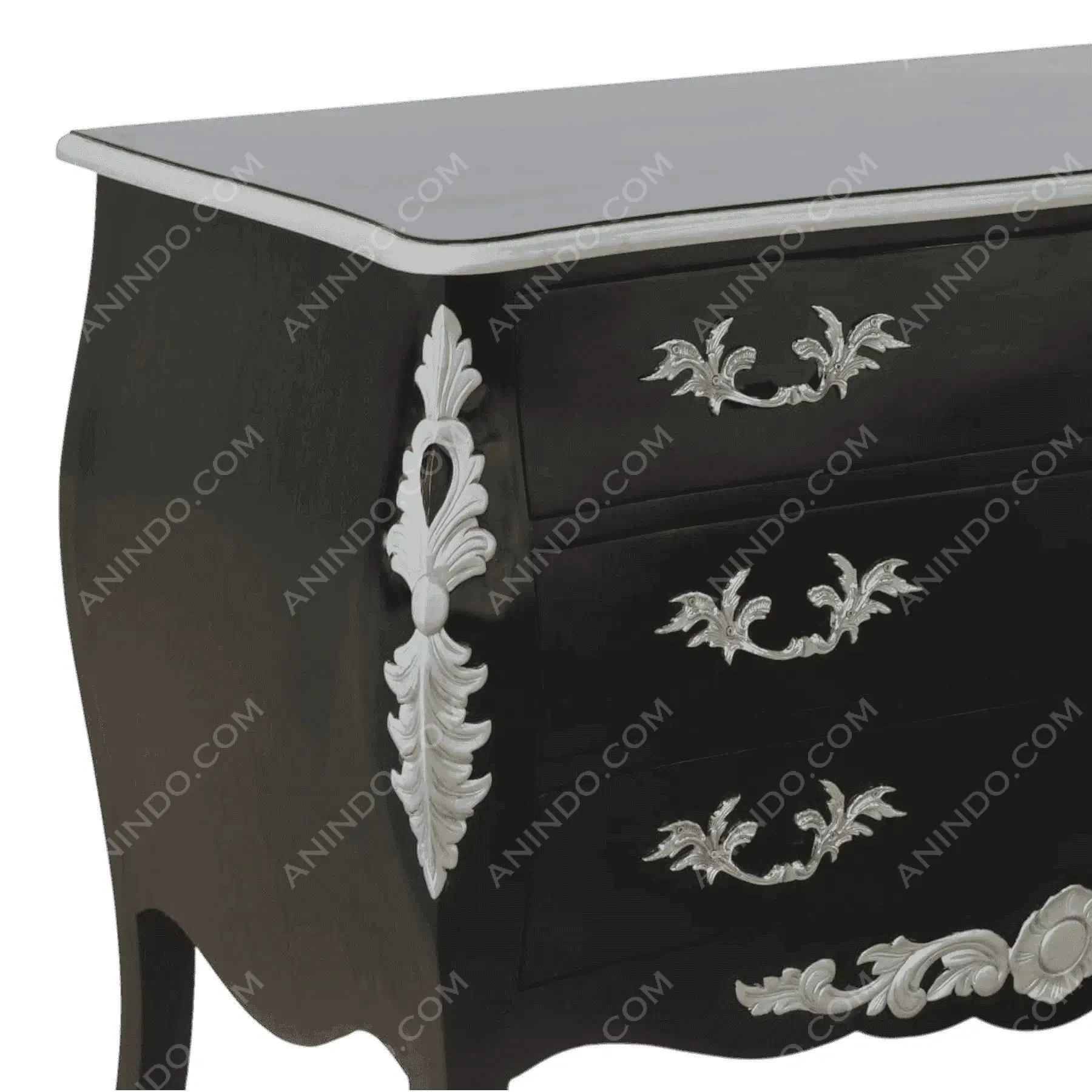 Rococo Noir Commode - Image 3