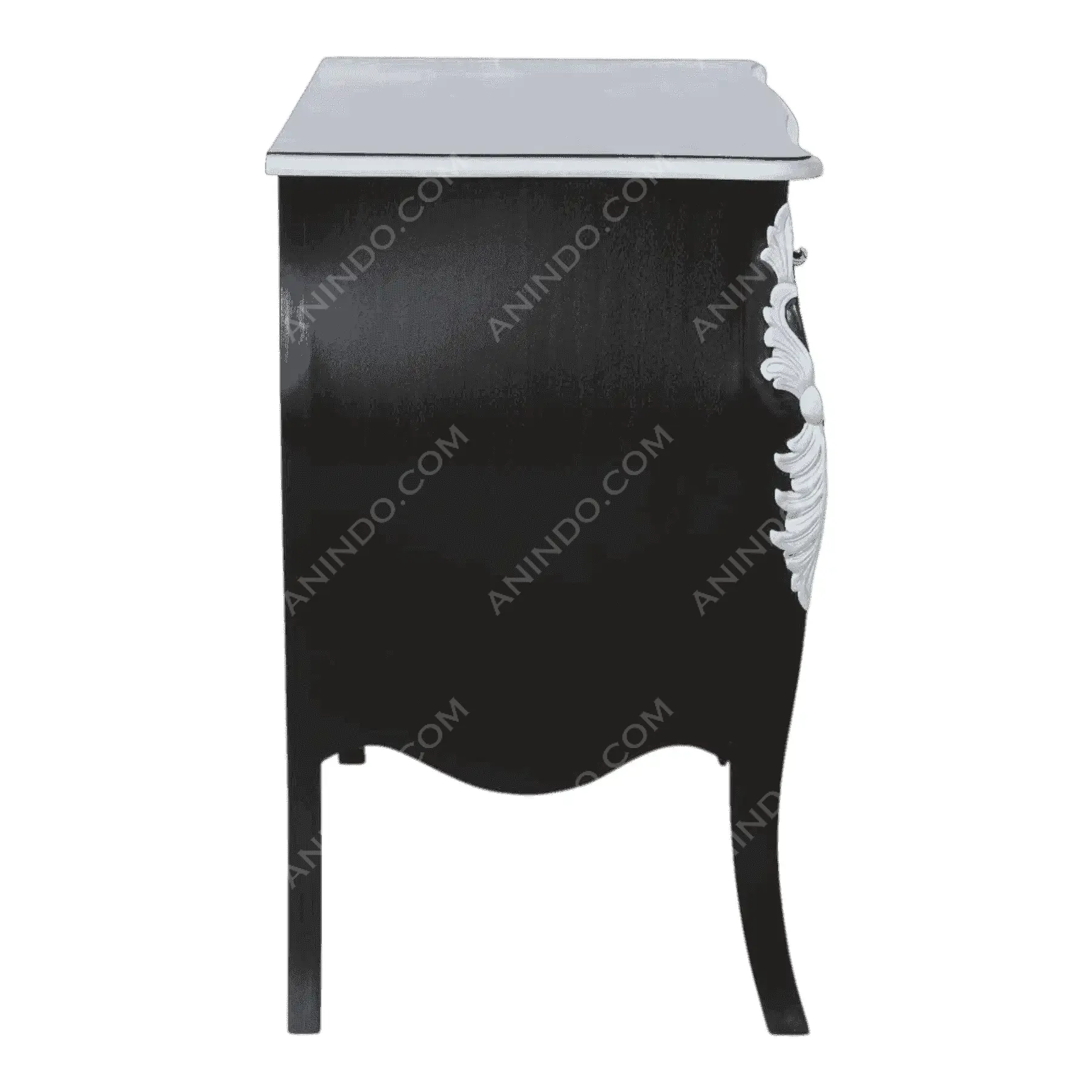 Rococo Noir Commode - Image 4