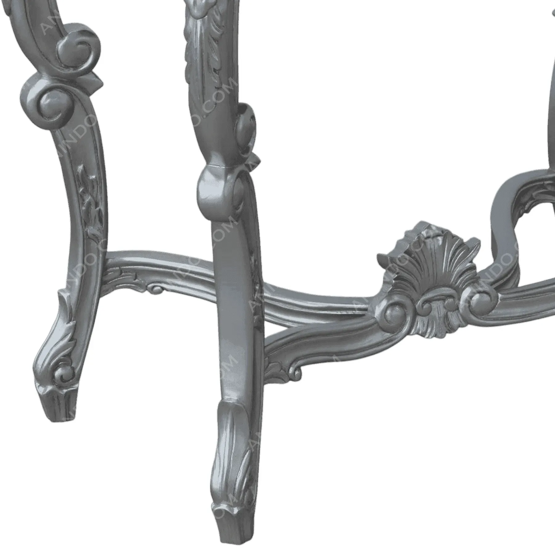 Silvered Rococo Console - Image 4