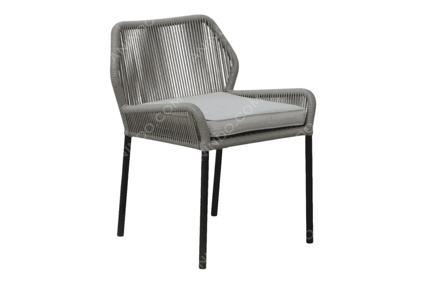 Milano Rope Dining Chair (Grey) - Image 6