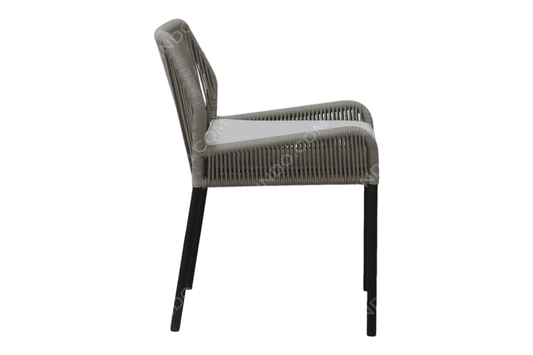 Milano Rope Dining Chair (Grey) - Image 3
