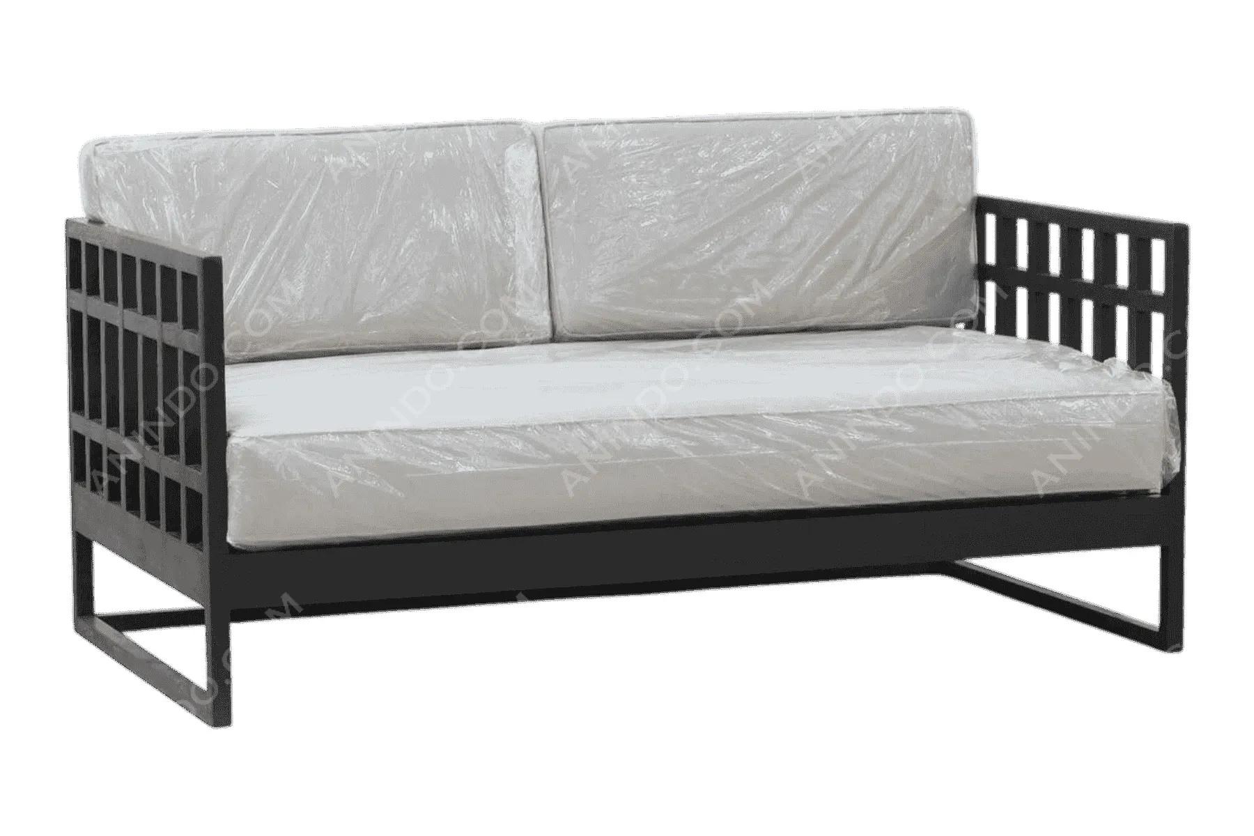 Industrial Slat Sofa - Image 7
