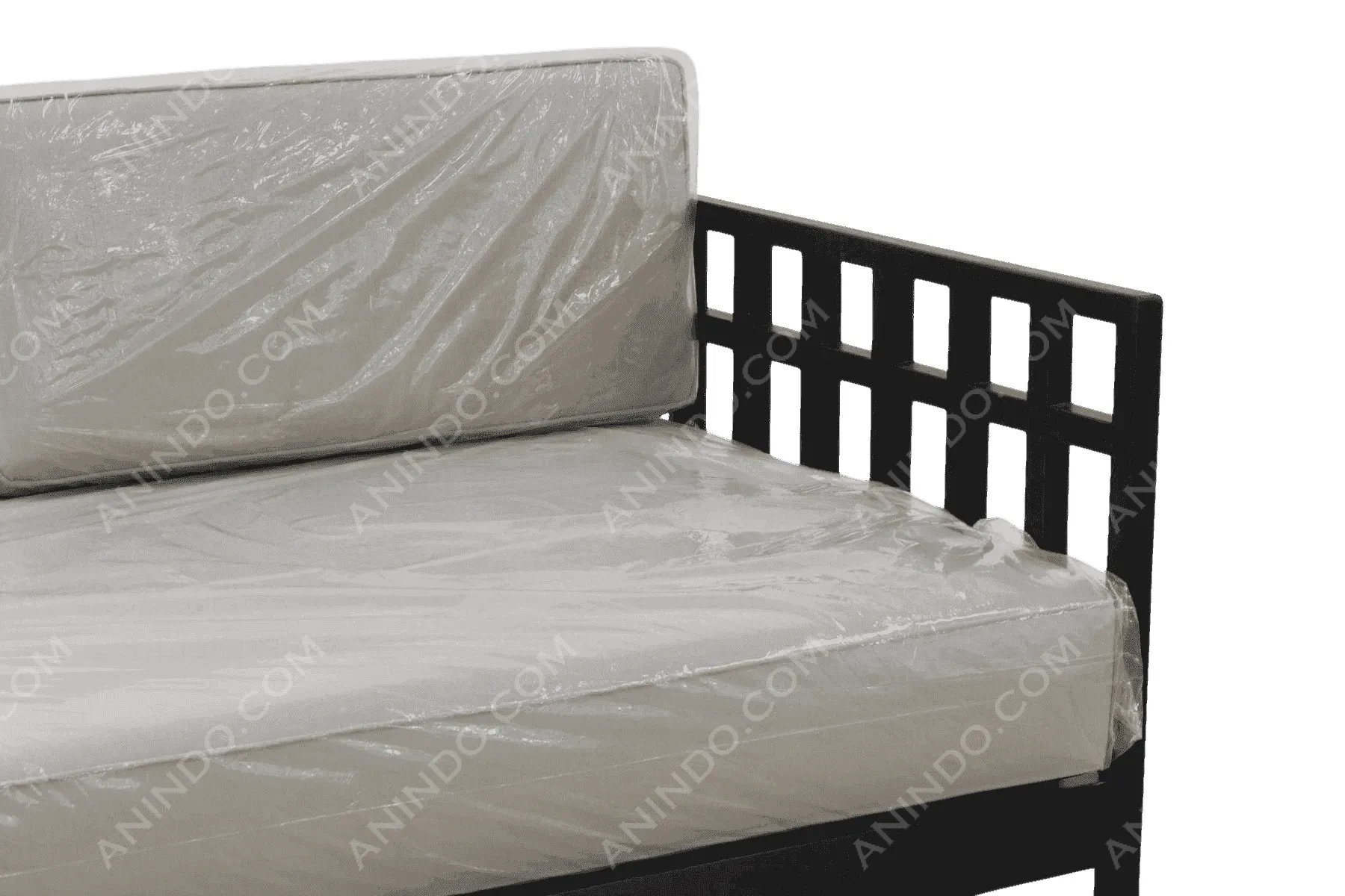 Industrial Slat Sofa - Image 5