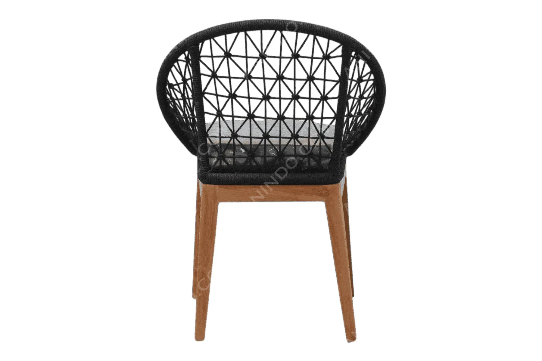 Nest Woven Lounge Chair (Black) - Image 2