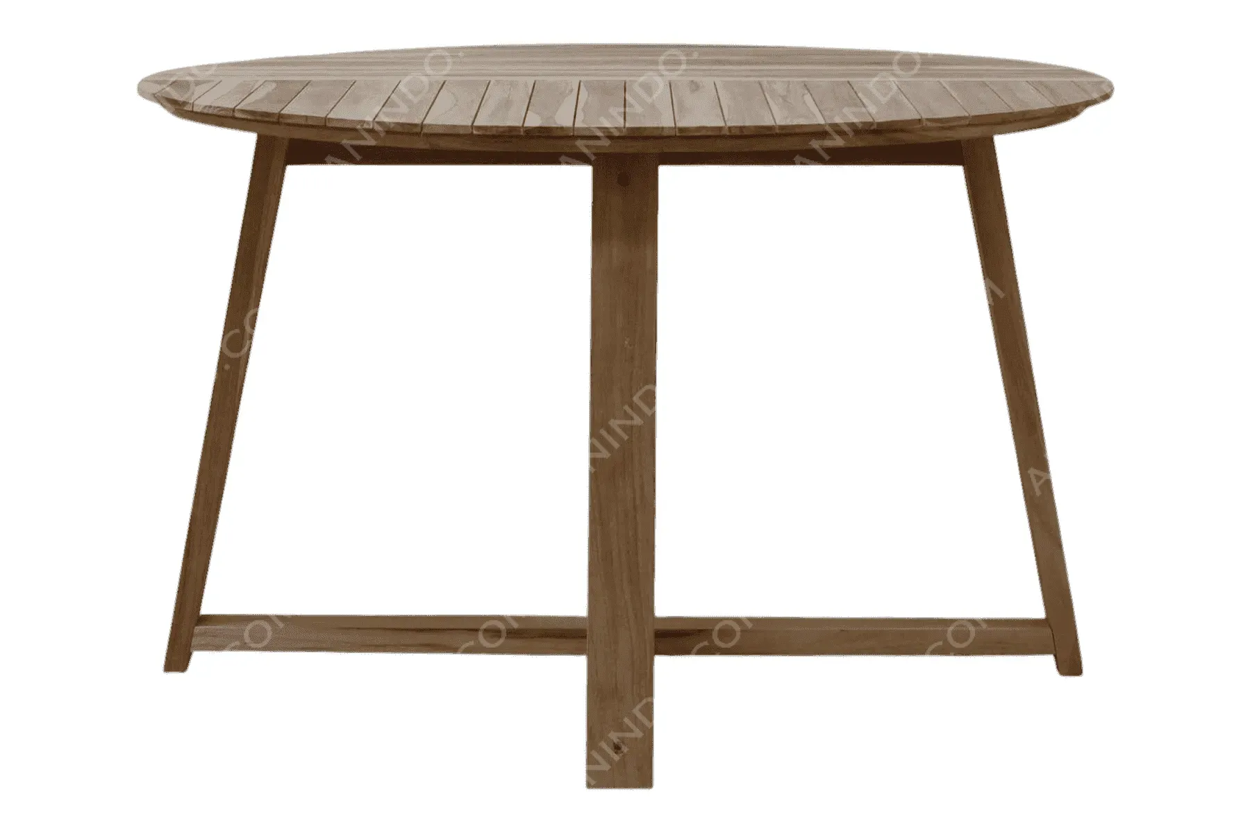 Trestle Slatted Table