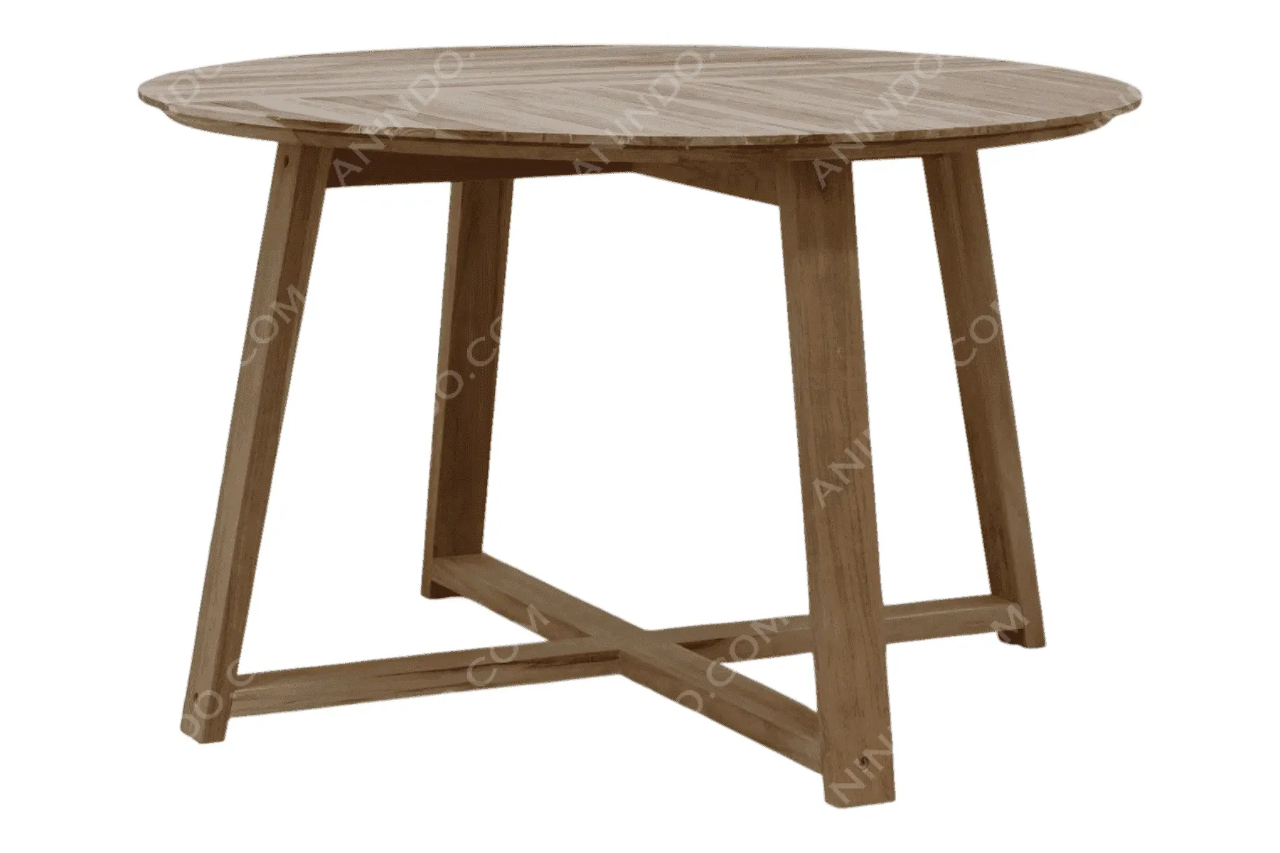 Trestle Slatted Table - Image 7