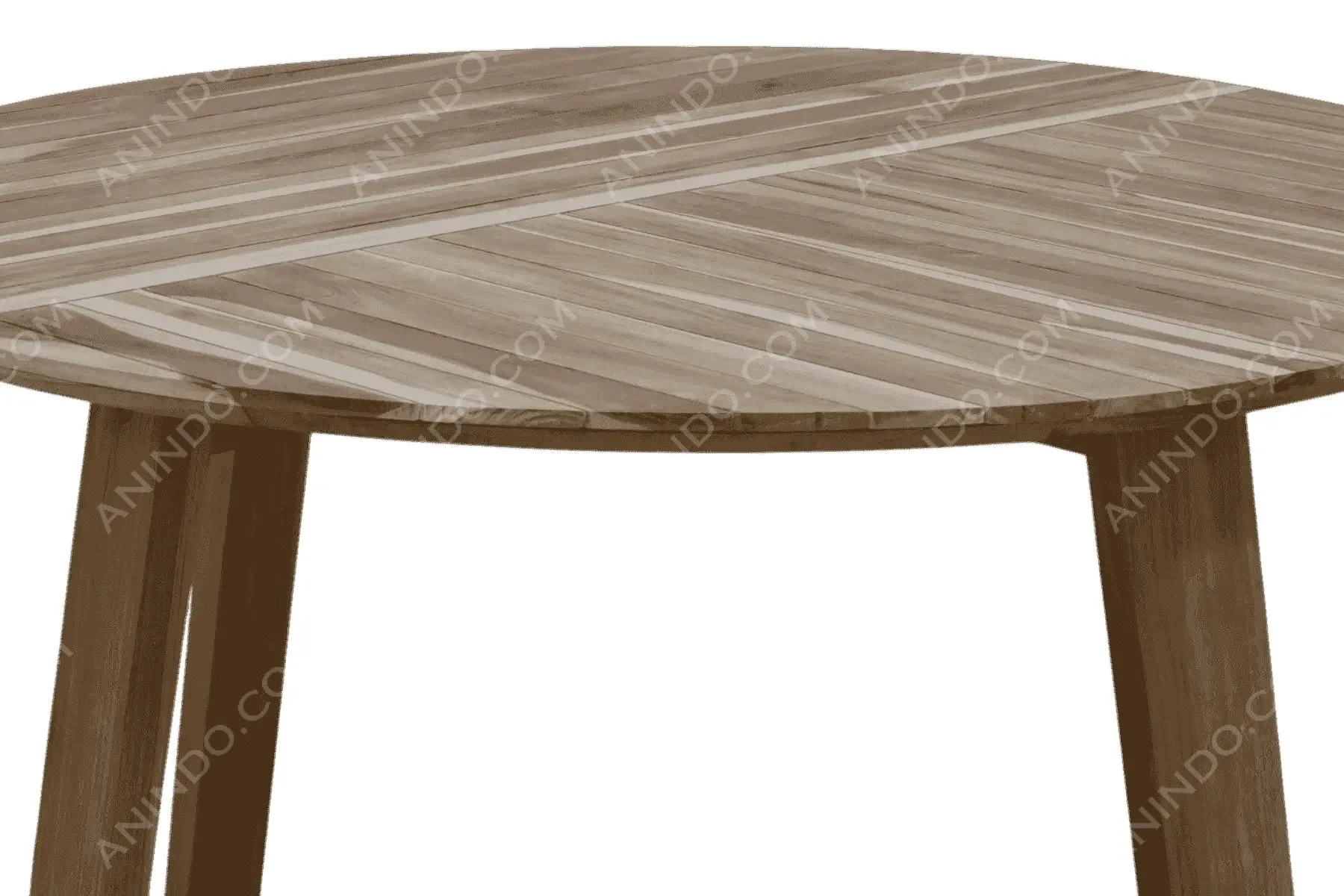 Trestle Slatted Table - Image 6