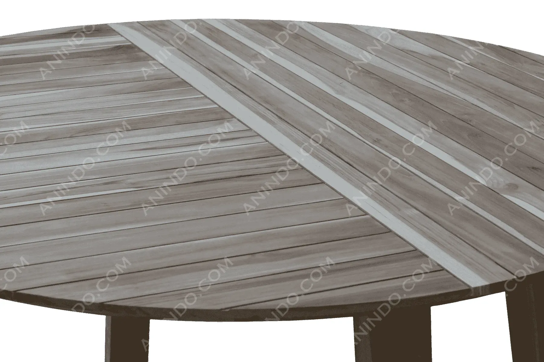 Trestle Slatted Table - Image 4