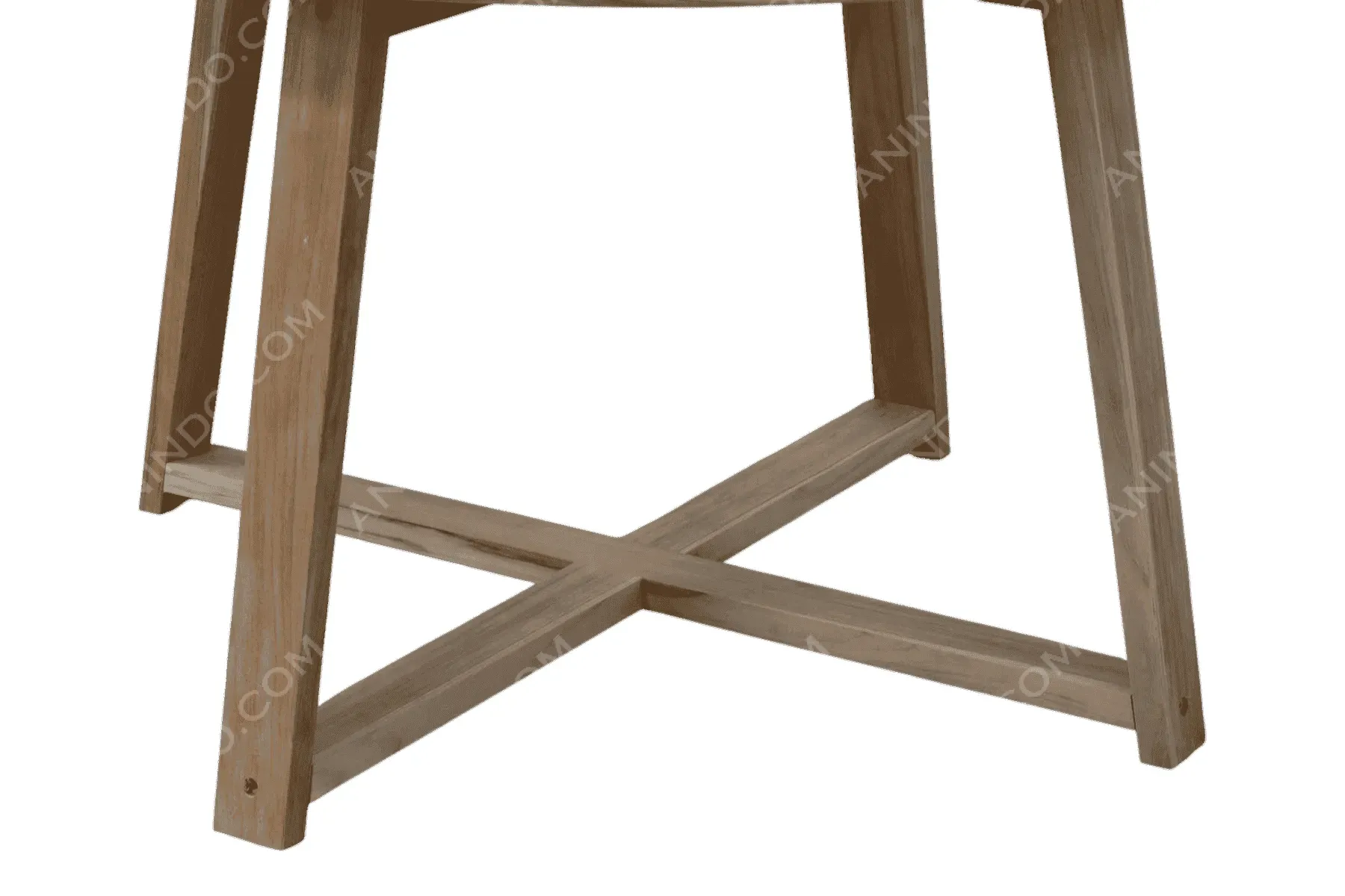 Trestle Slatted Table - Image 2