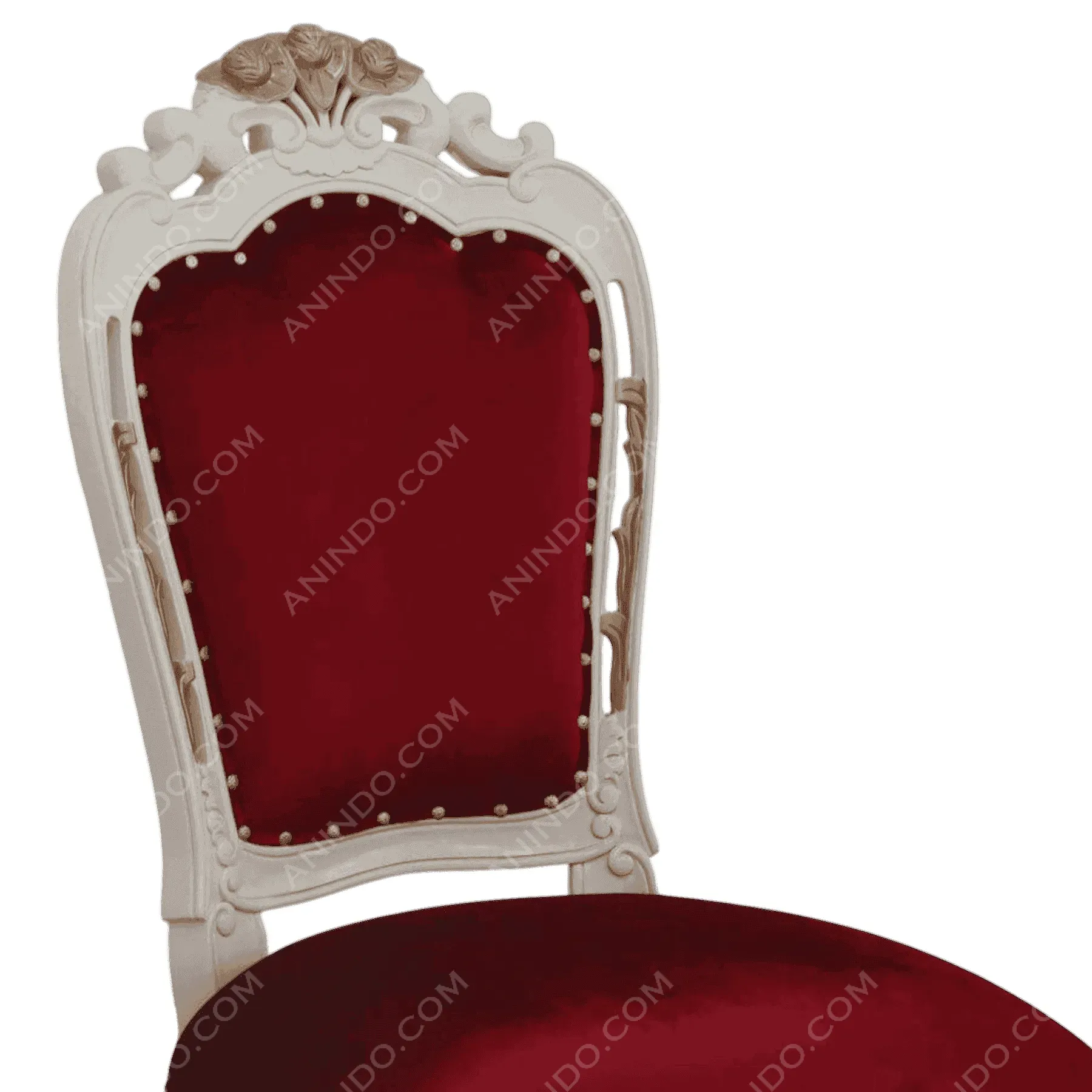 Royal Velvet Dining Chair - Image 3