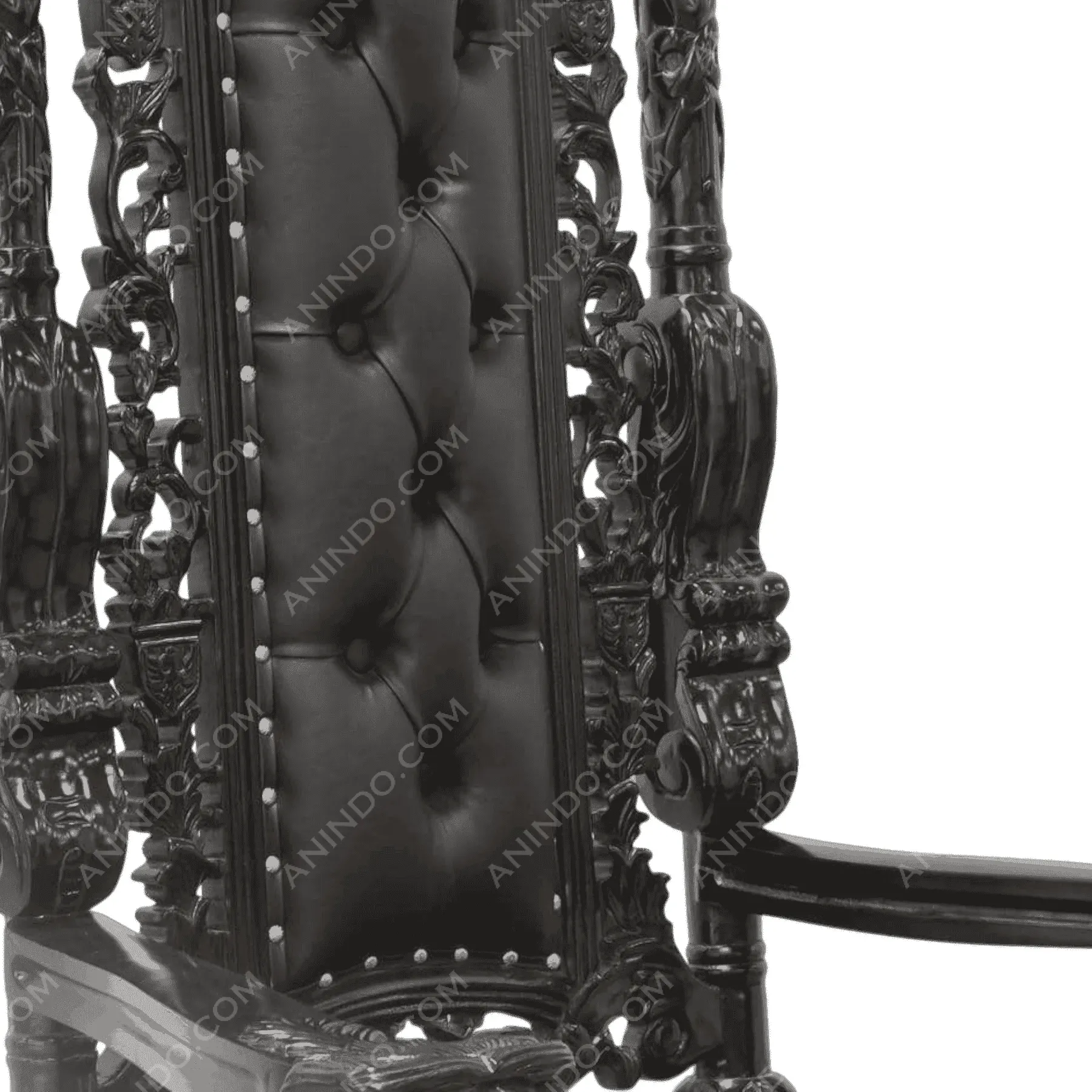 Gothic Throne Chair - Image 3