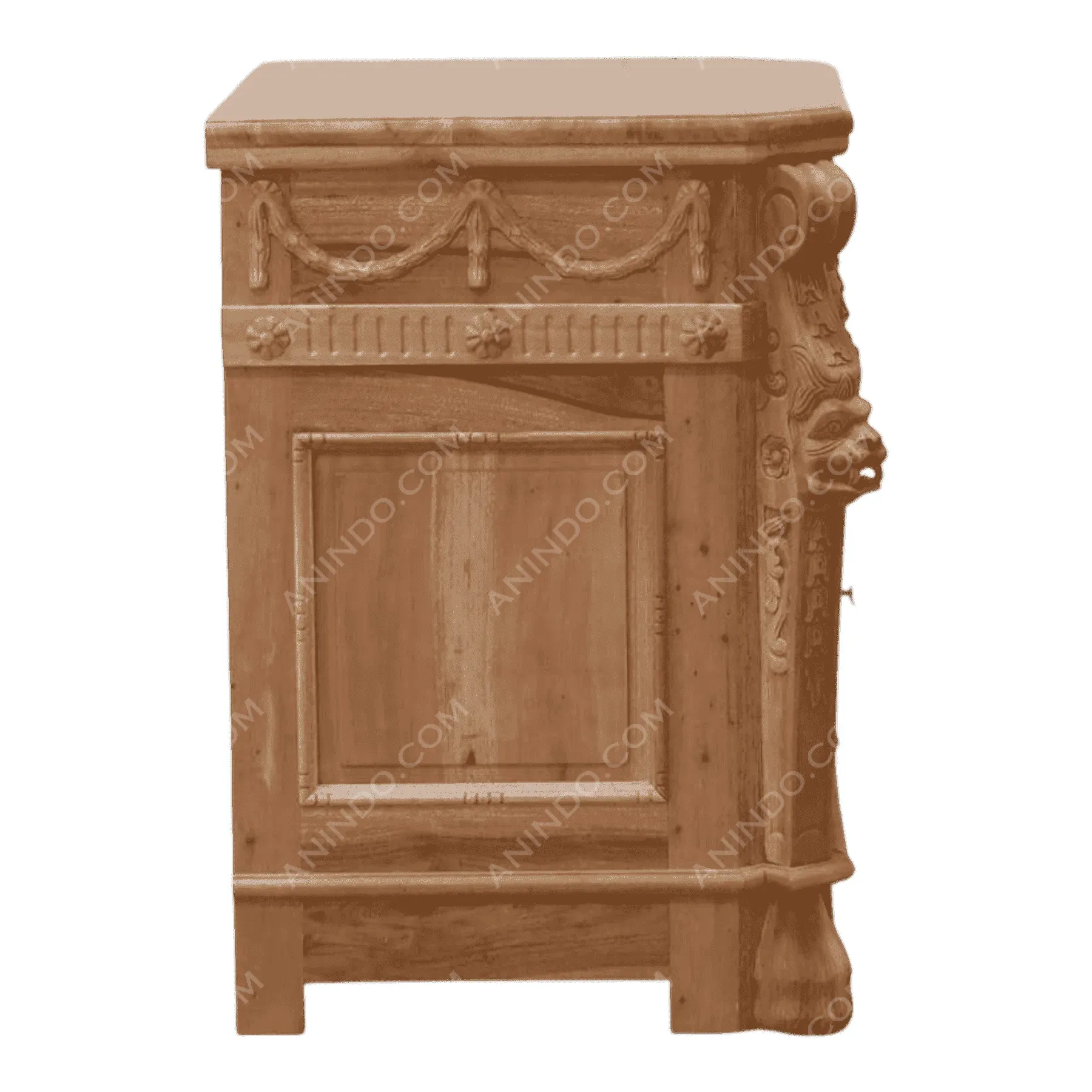 Empire Lion Pedestal Cabinet - Image 3