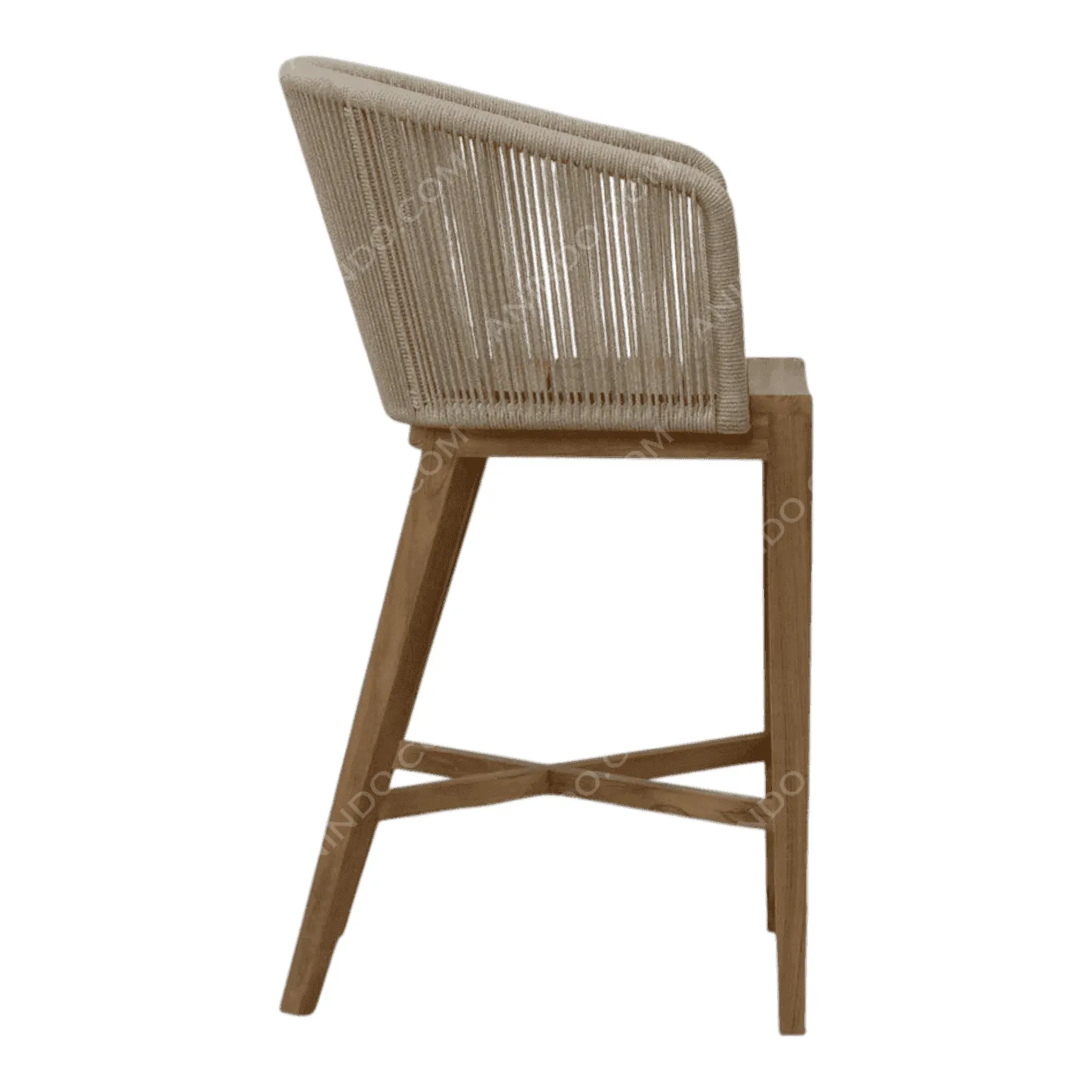 Nordic Rope Bar Stool (Natural) - Image 4