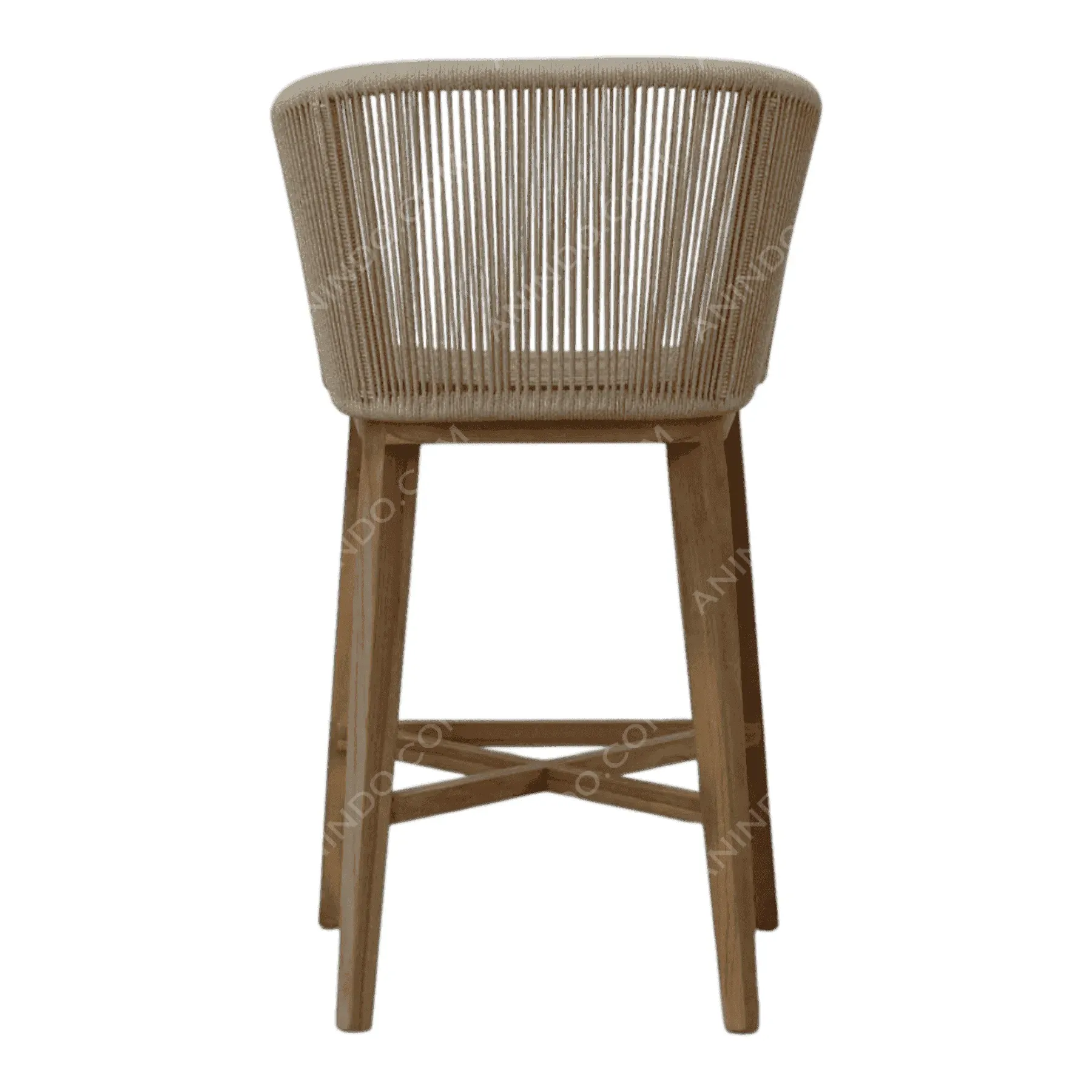 Nordic Rope Bar Stool (Natural) - Image 6