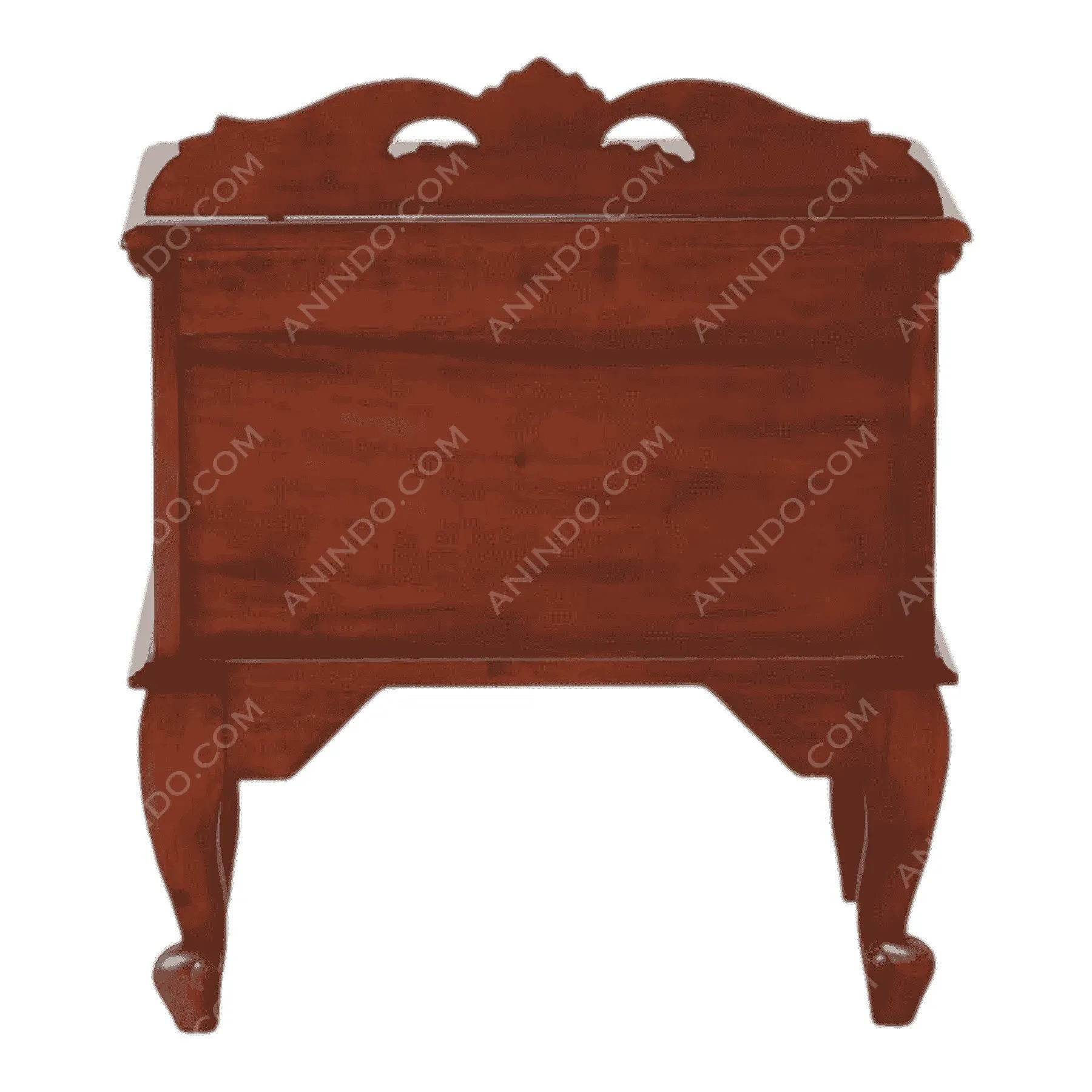 Gilded Rococo Nightstand - Image 6