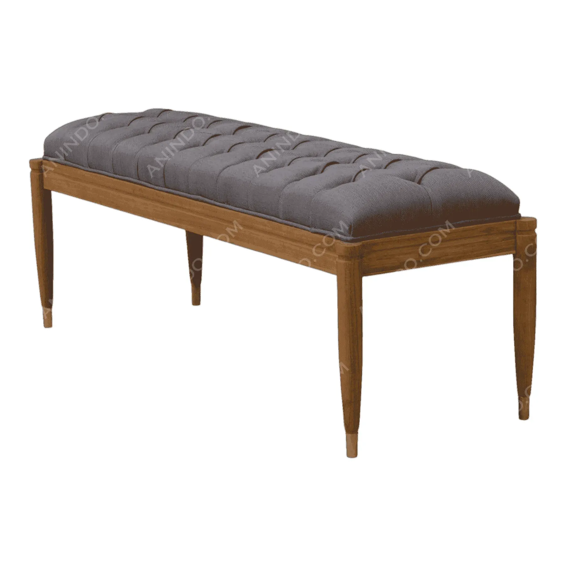 Regent Tufted Bench - Image 5