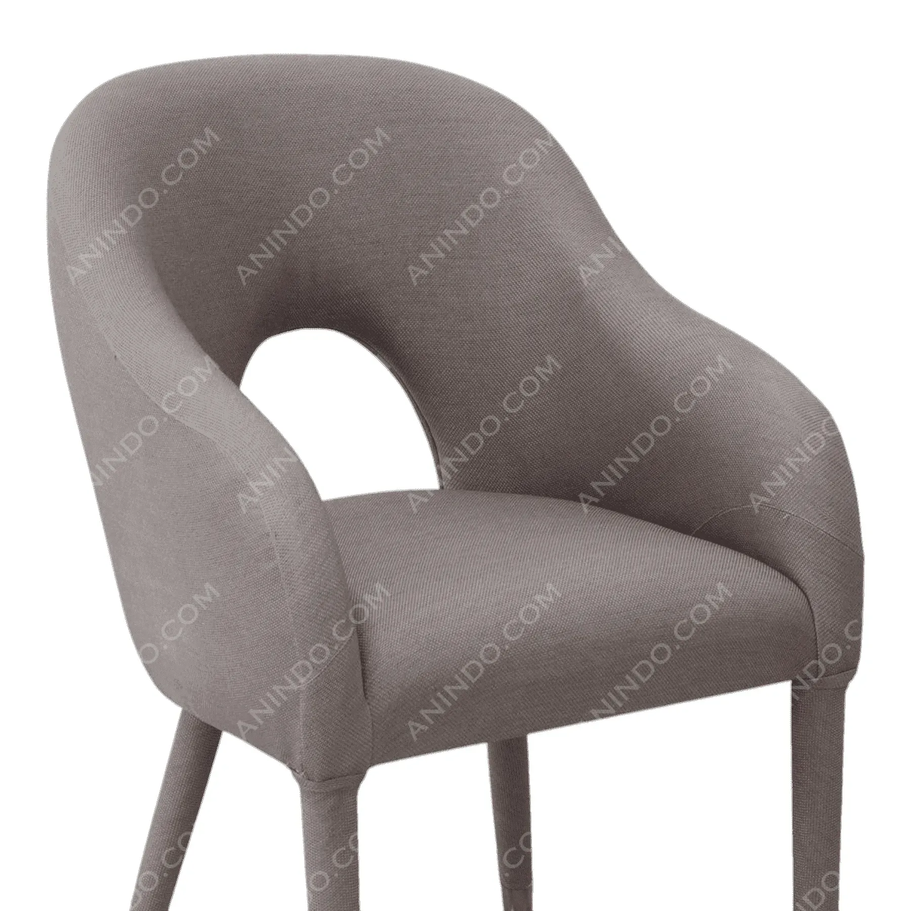 Crescent Cutout Armchair - Image 4