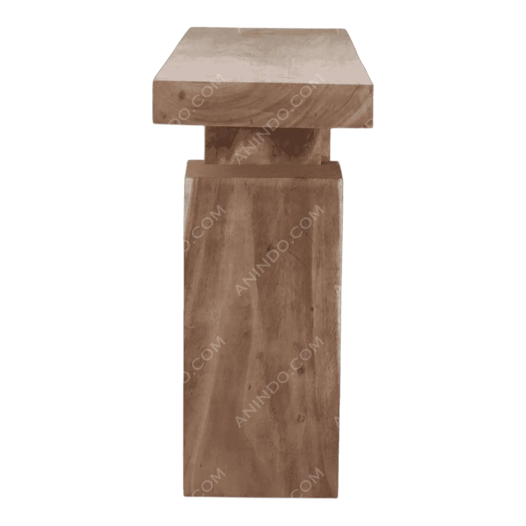 H-Frame Teak Bench - Image 2