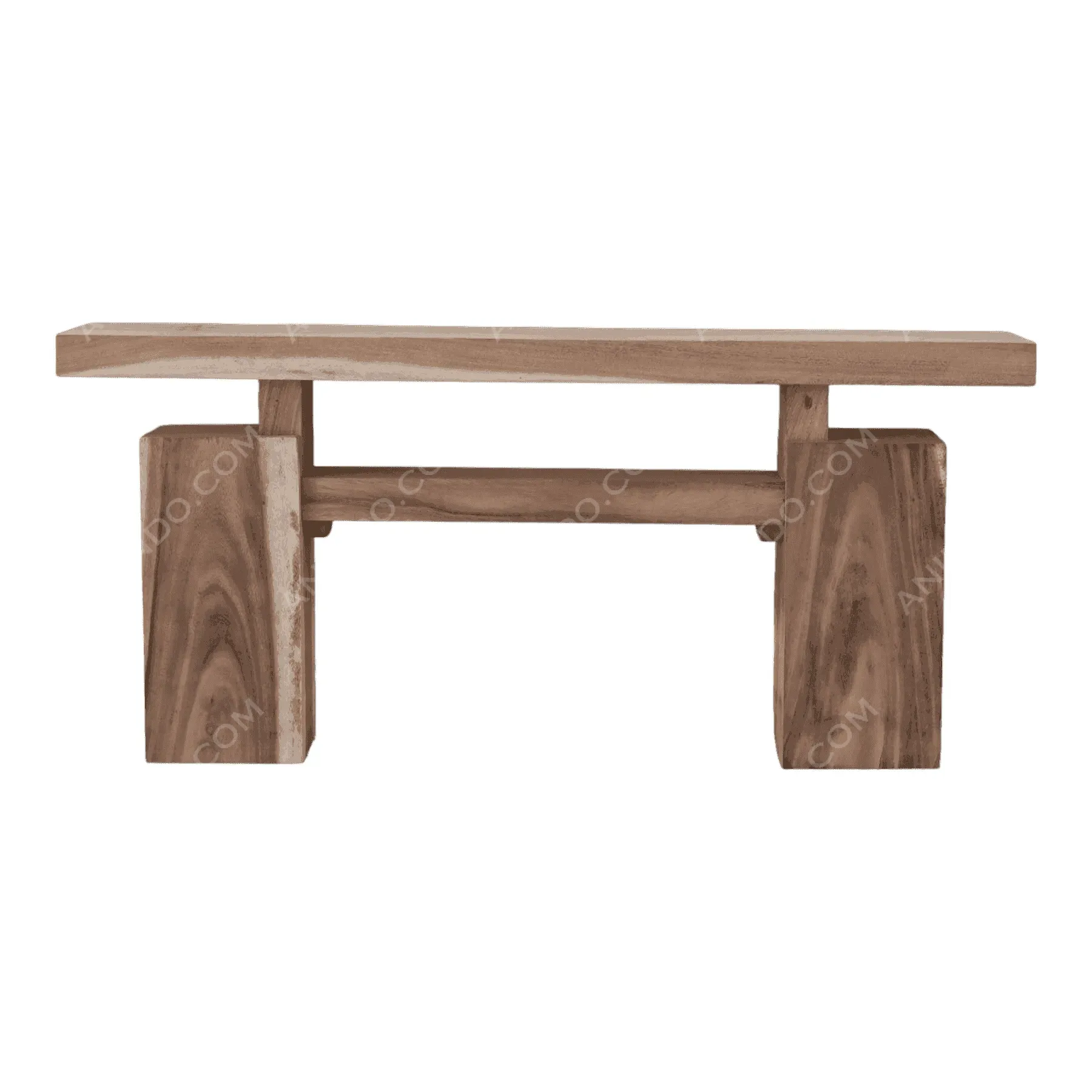 H-Frame Teak Bench