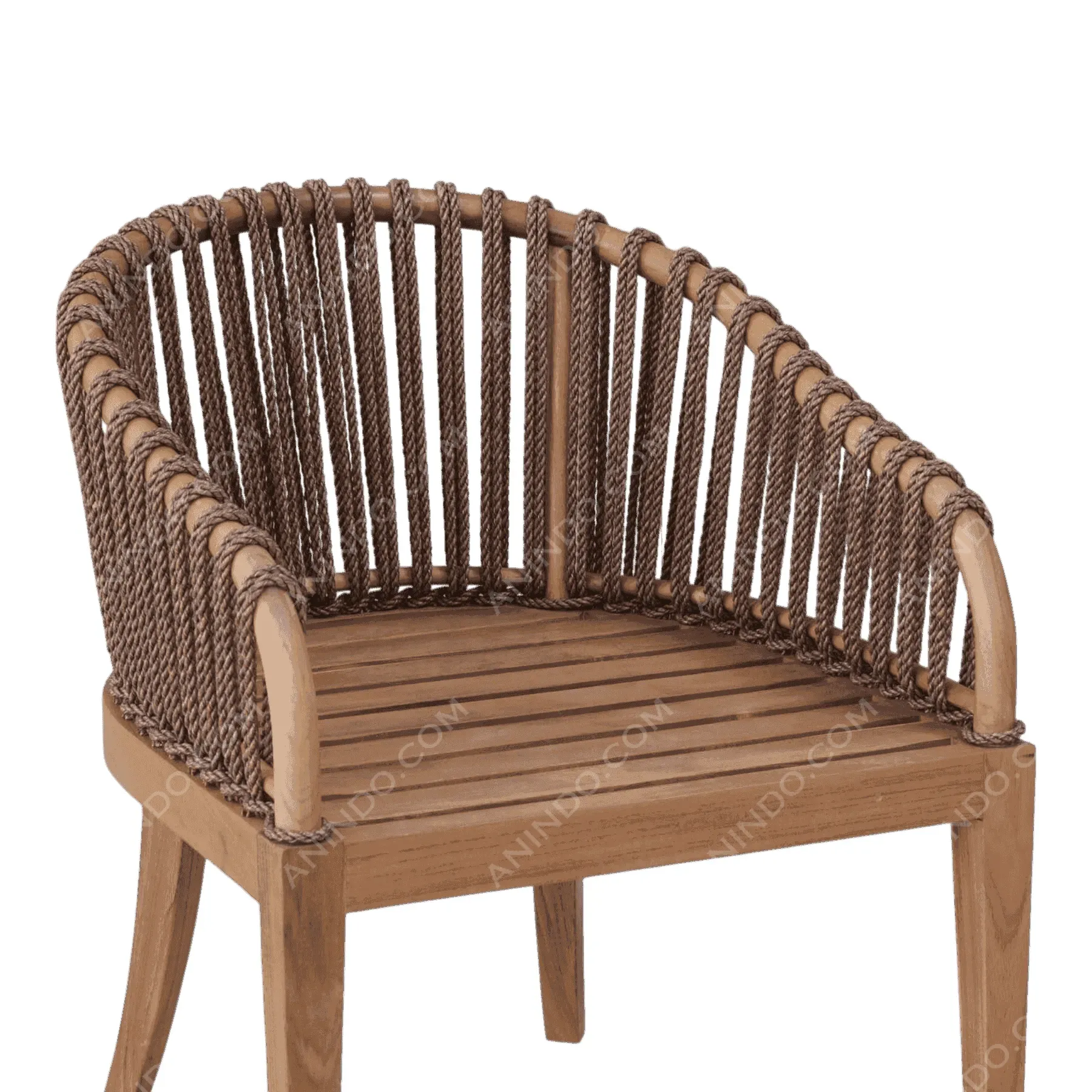Java Rope Dining Chair - Image 3