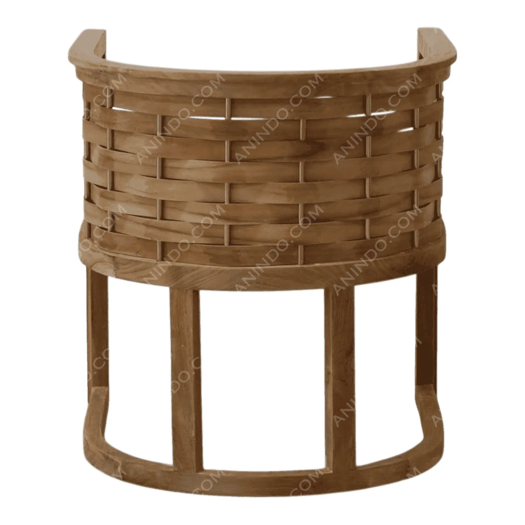 Lani Woven Teak Chair - Image 6