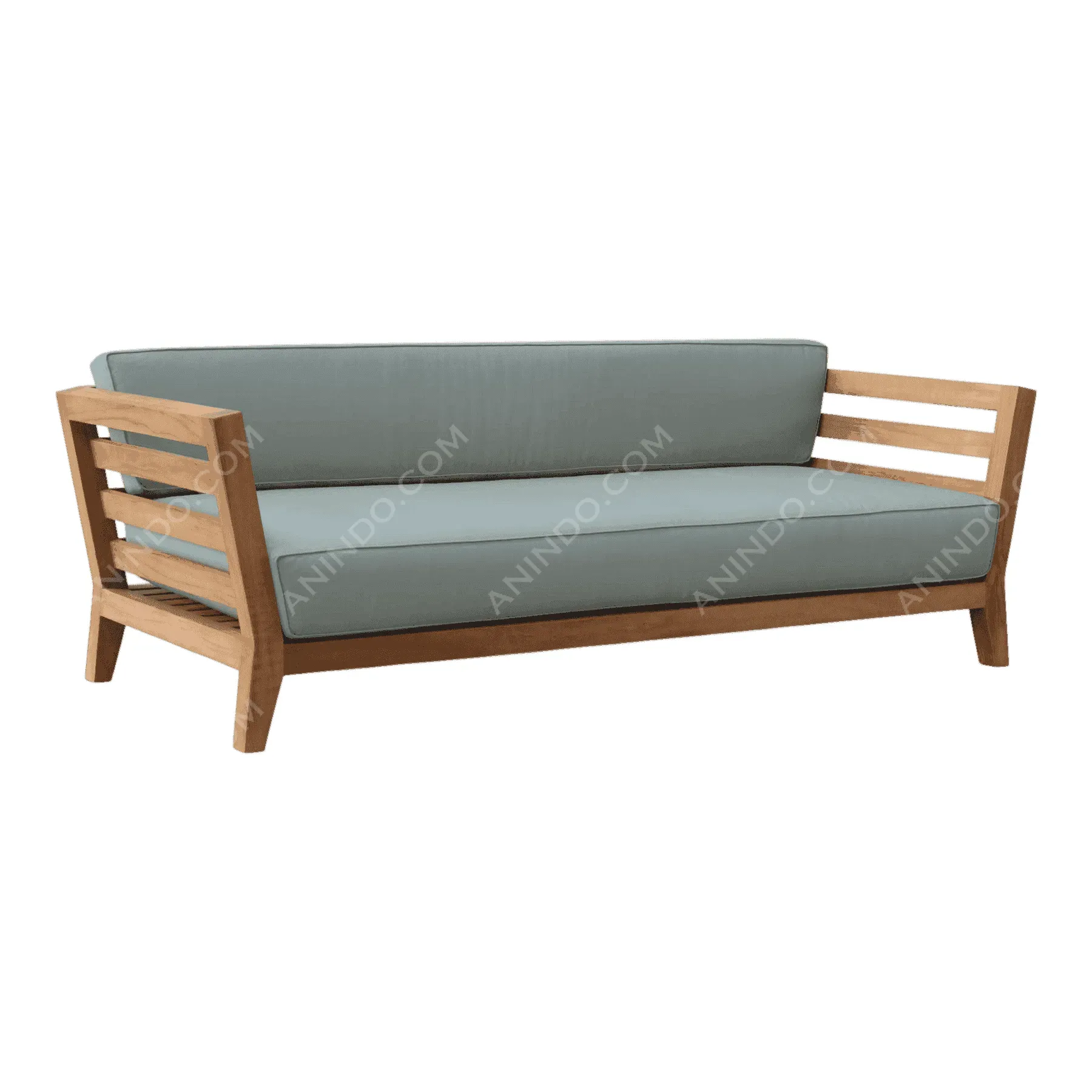 Slatted Teak Sofa - Image 2